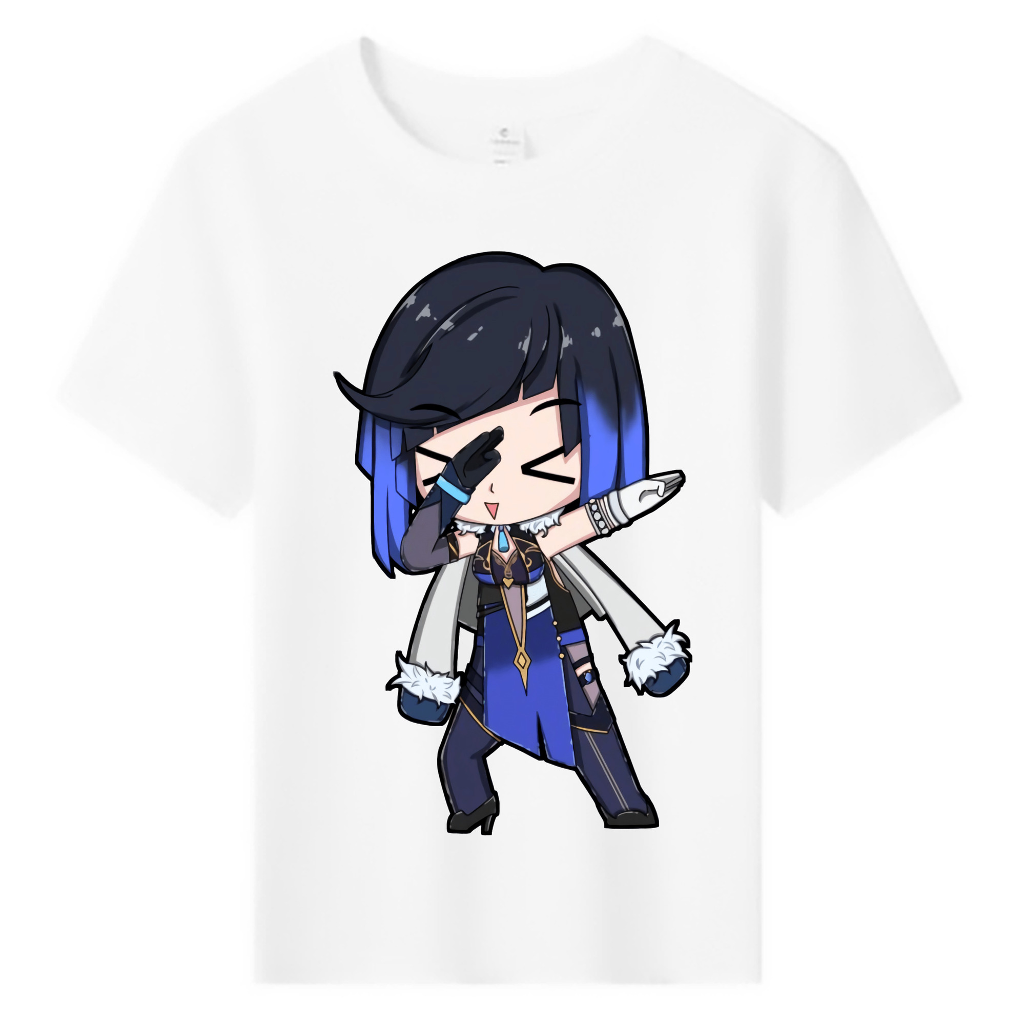 げんし神 夜兰 やらん genshin Yaran 綿100％キッズTシャツ（フロントプリント）