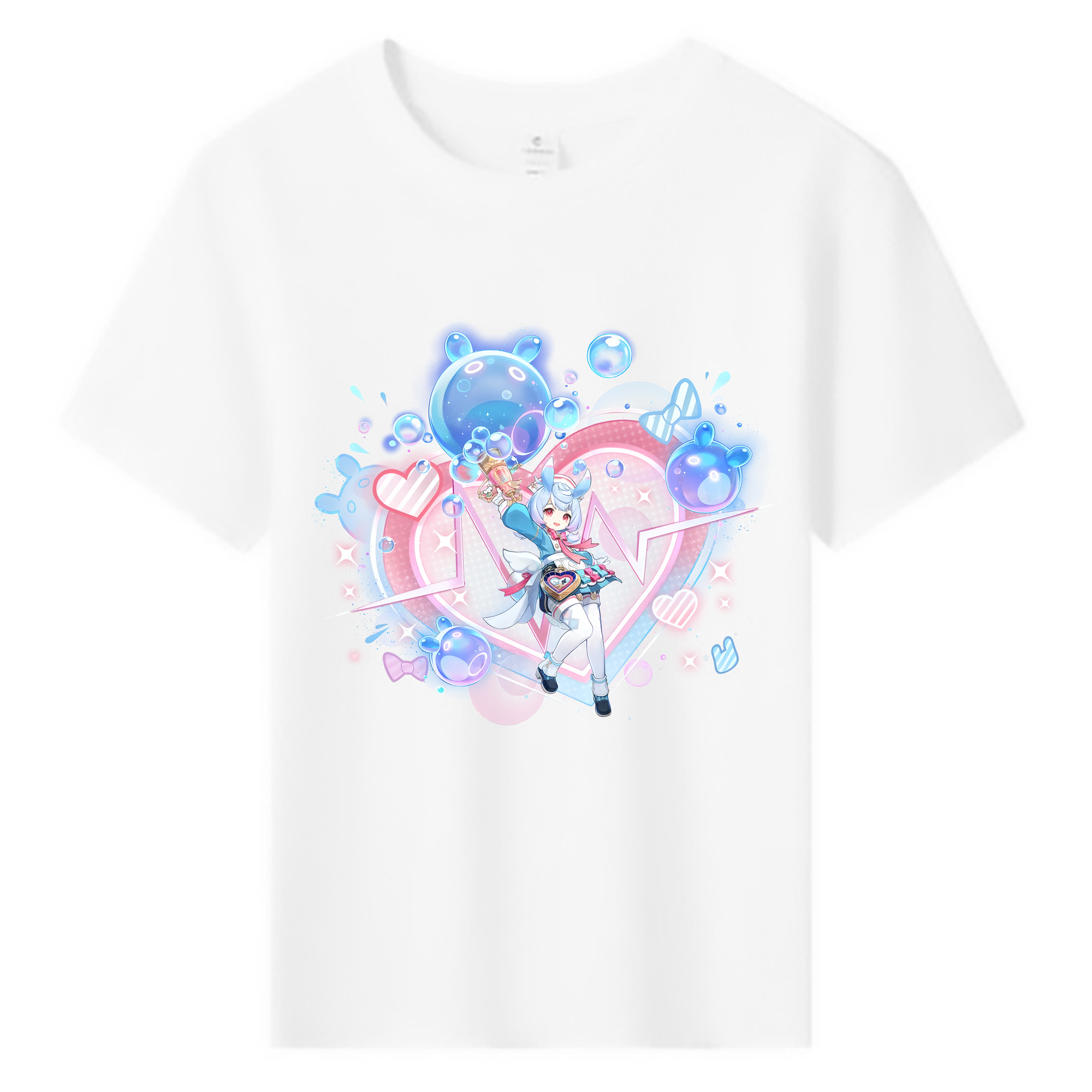 げんし神 シゲウィン genshin Shigewin 綿100％キッズTシャツ（フロントプリント）