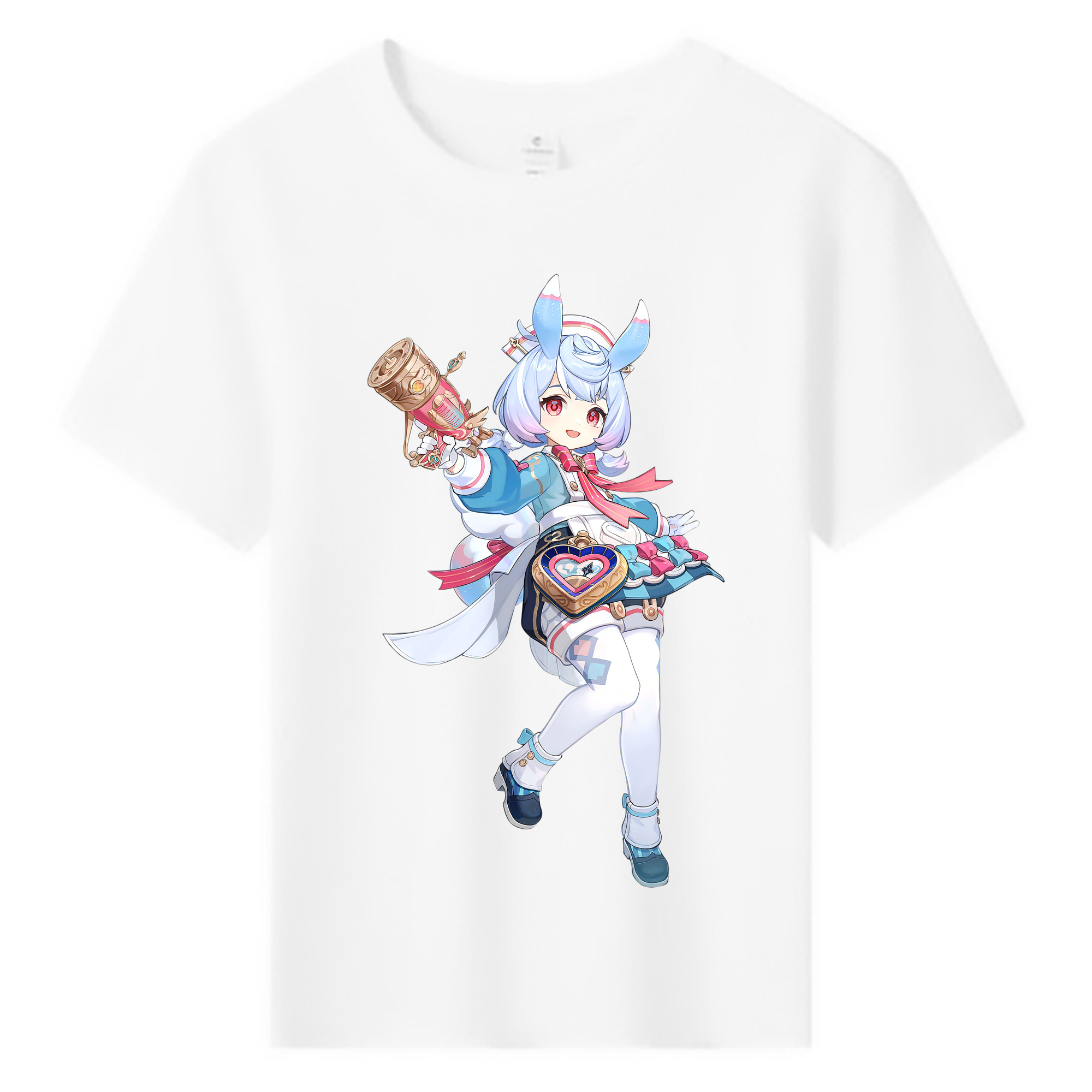 げんし神 シゲウィン genshin Shigewin 綿100％キッズTシャツ（フロントプリント）