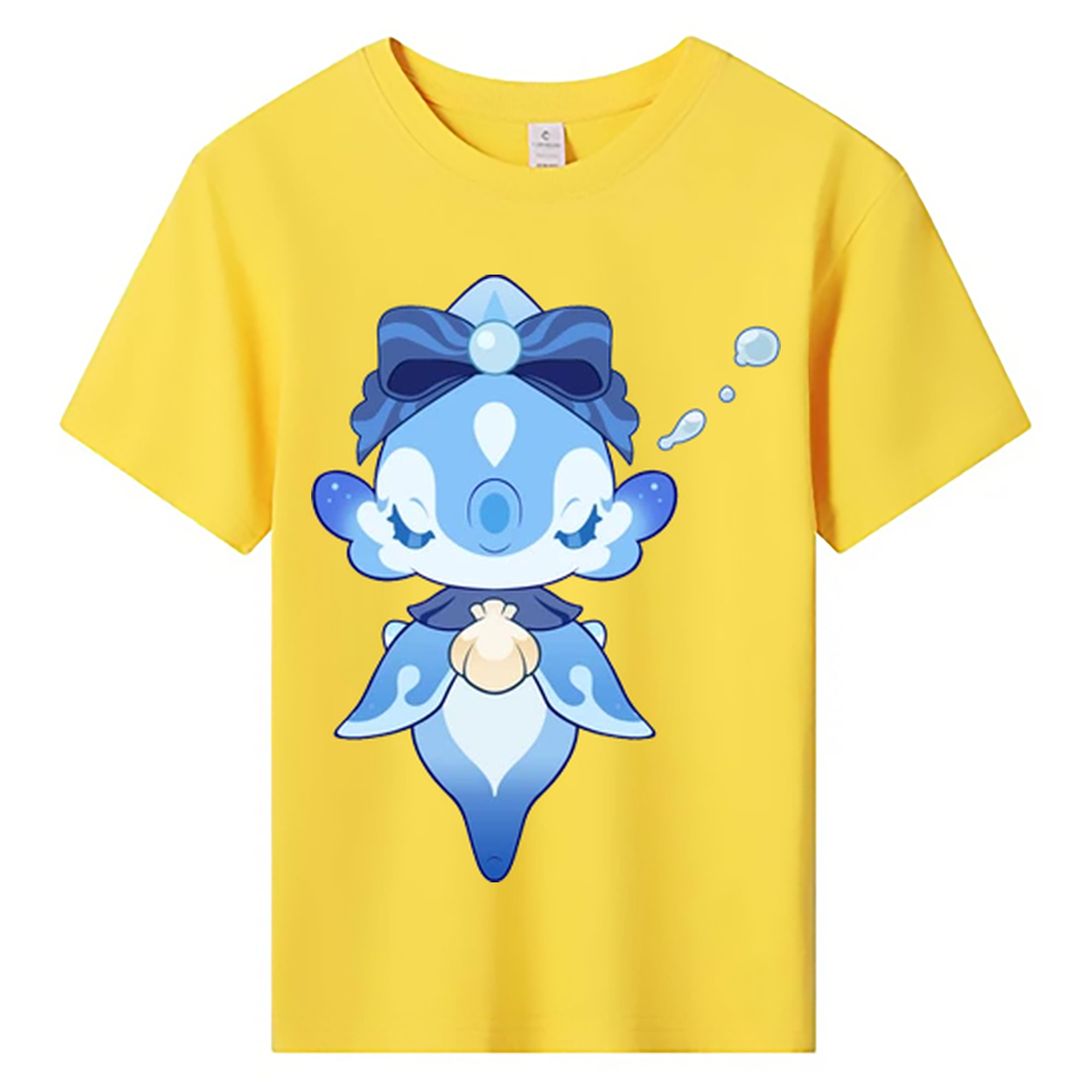 げんし神 フリーナ genshin Furina 綿100％キッズTシャツ（フロントプリント）