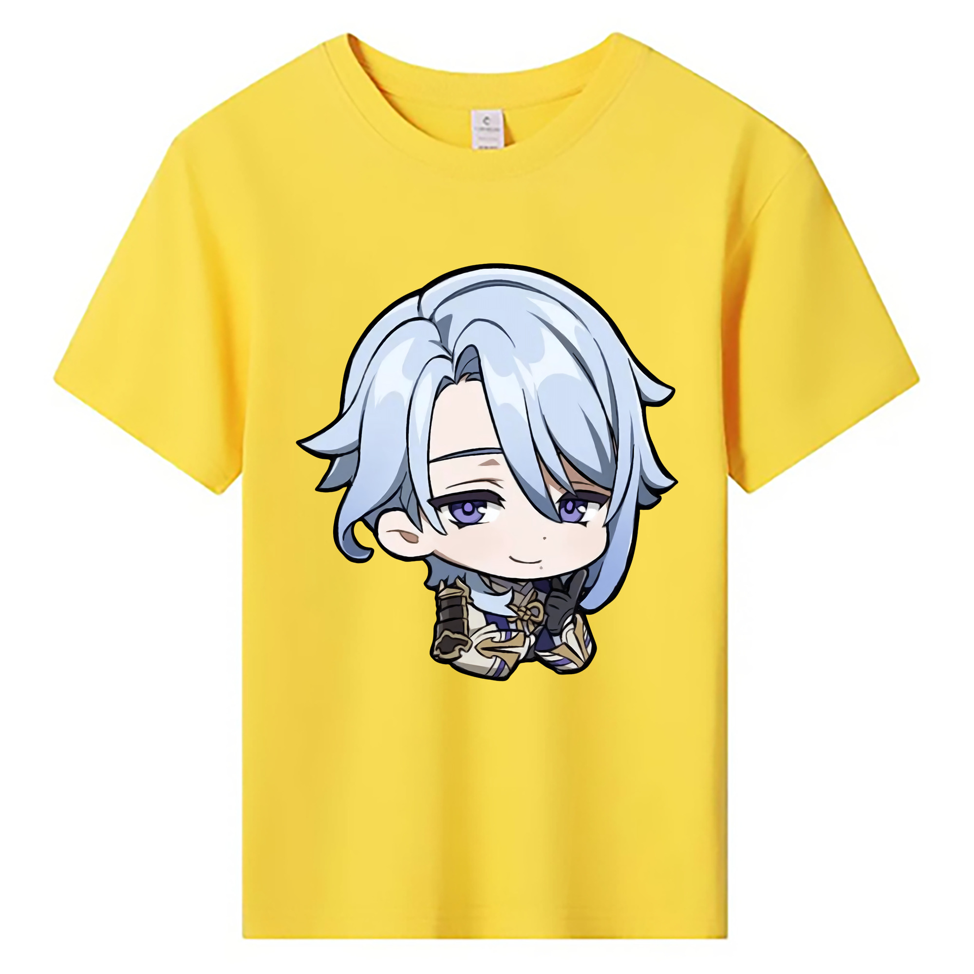 げんし神 神里綾人 かみさとあやと genshin Kamisato Ayato 綿100％キッズTシャツ（フロントプリント）