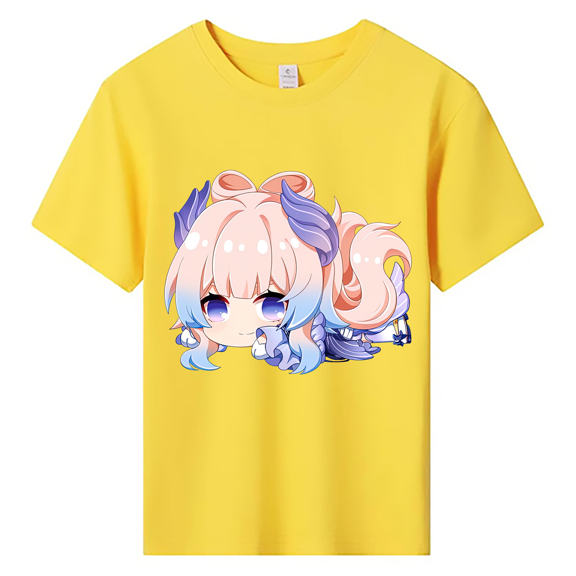 げんし神 珊瑚宮心海 サンゴノミヤ・ココミ genshin Sangonomiya Kokomi 綿100％キッズTシャツ（フロントプリント）