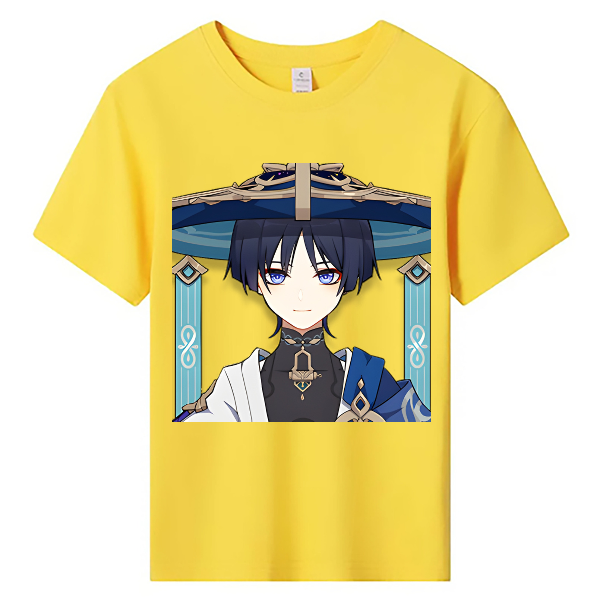 げんし神 さんペい genshin Sanpei 綿100％キッズTシャツ（フロントプリント）