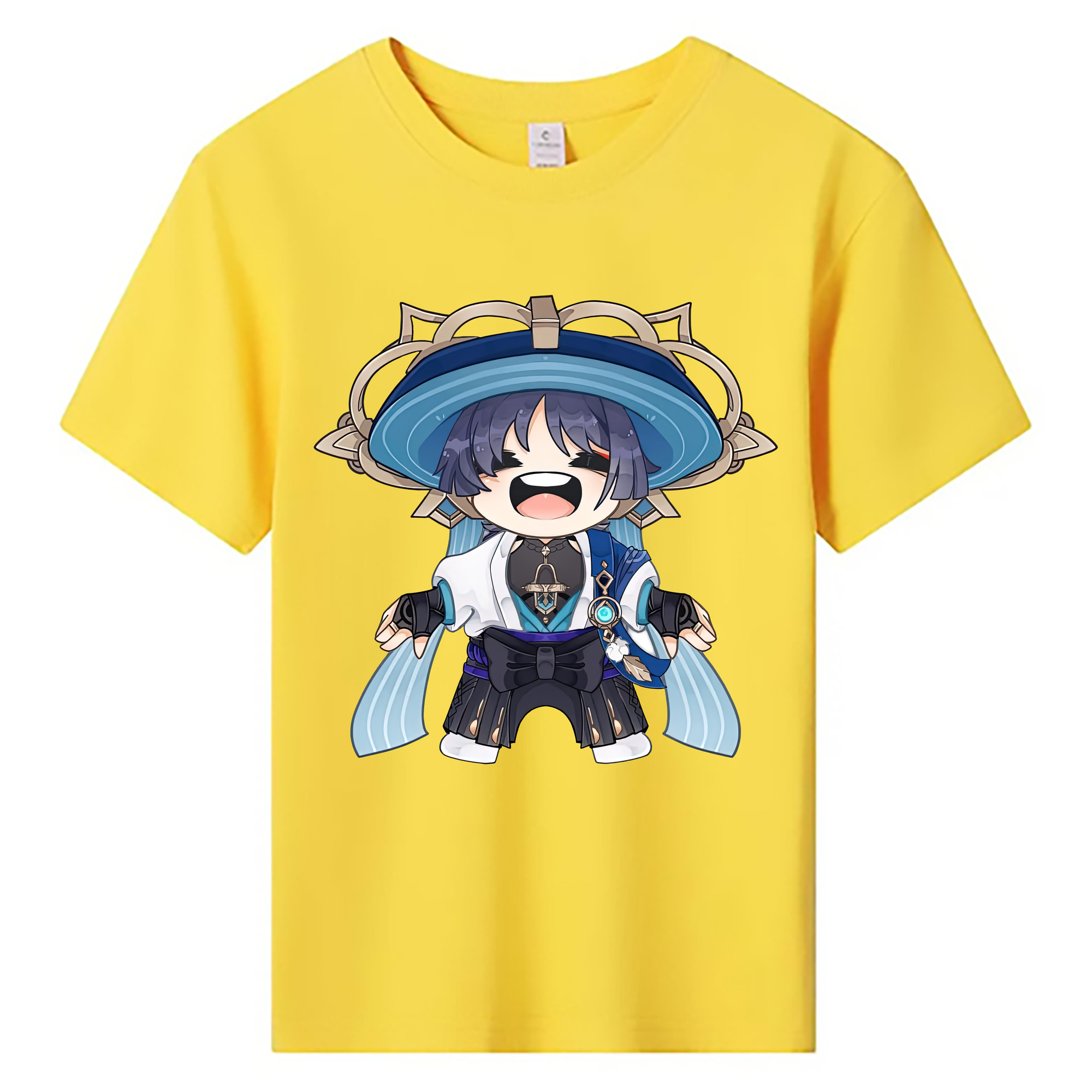 げんし神 さんペい genshin Sanpei 綿100％キッズTシャツ（フロントプリント）