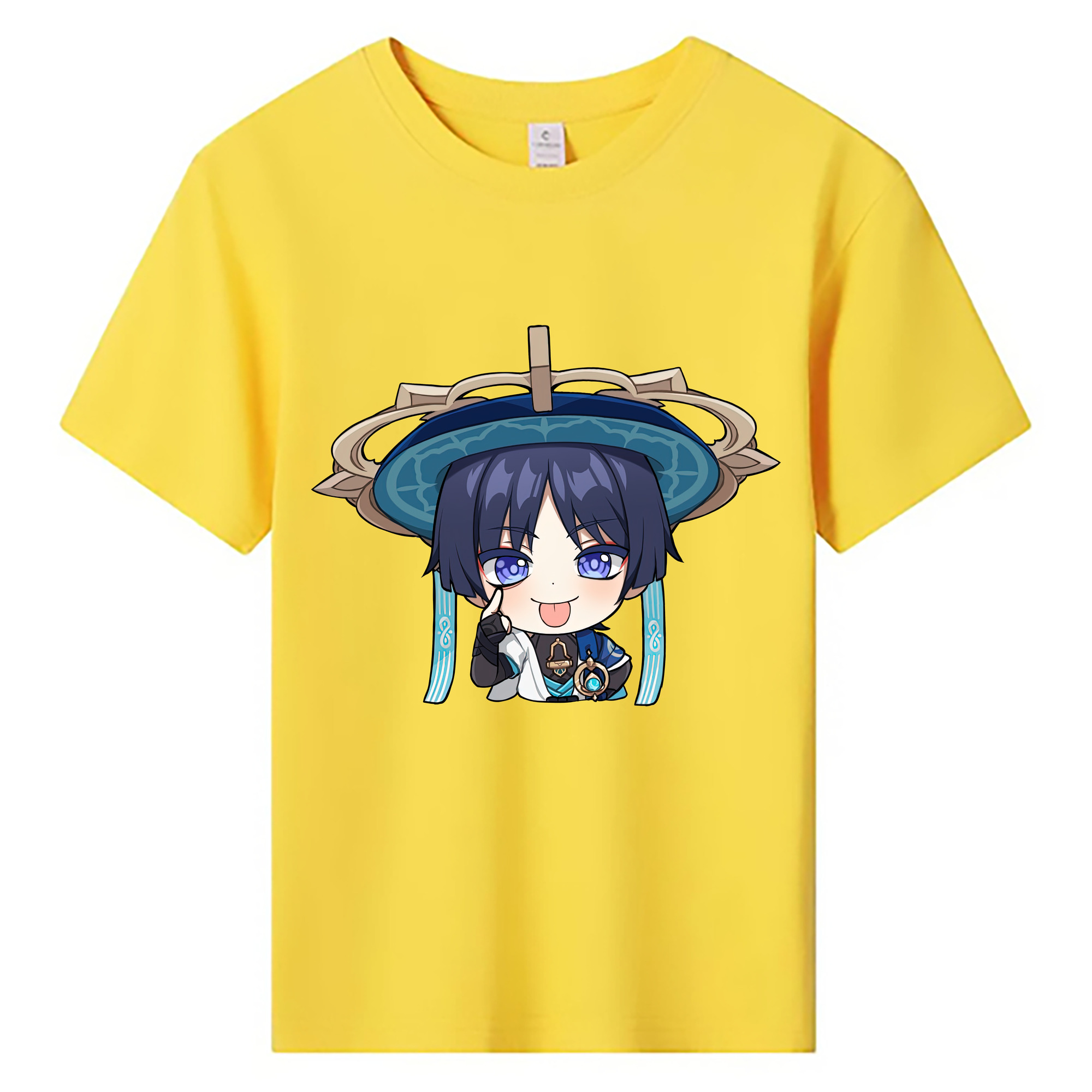 げんし神 さんペい genshin Sanpei 綿100％キッズTシャツ（フロントプリント）