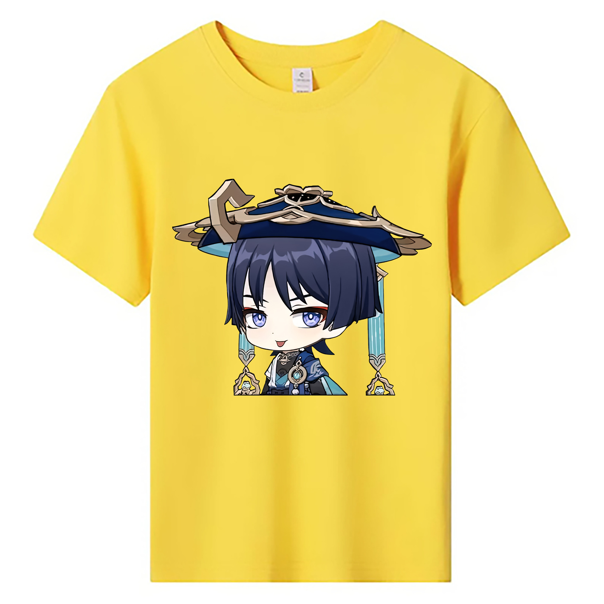 げんし神 さんペい genshin Sanpei 綿100％キッズTシャツ（フロントプリント）