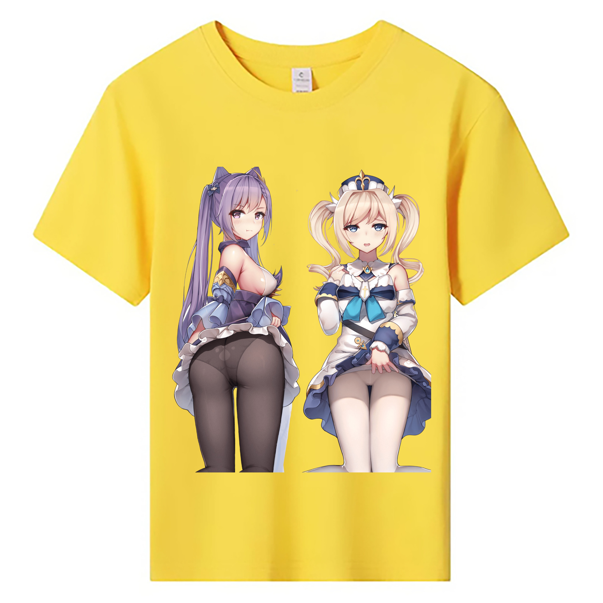げんし神 刻晴 こくせい genshin Kokusei 綿100％キッズTシャツ（フロントプリント）