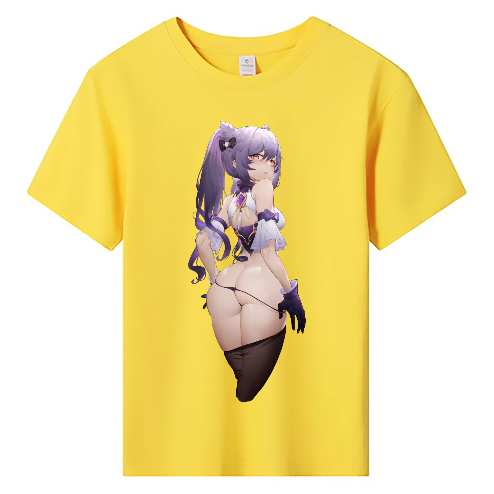 げんし神 刻晴 こくせい genshin Kokusei 綿100％キッズTシャツ（フロントプリント）