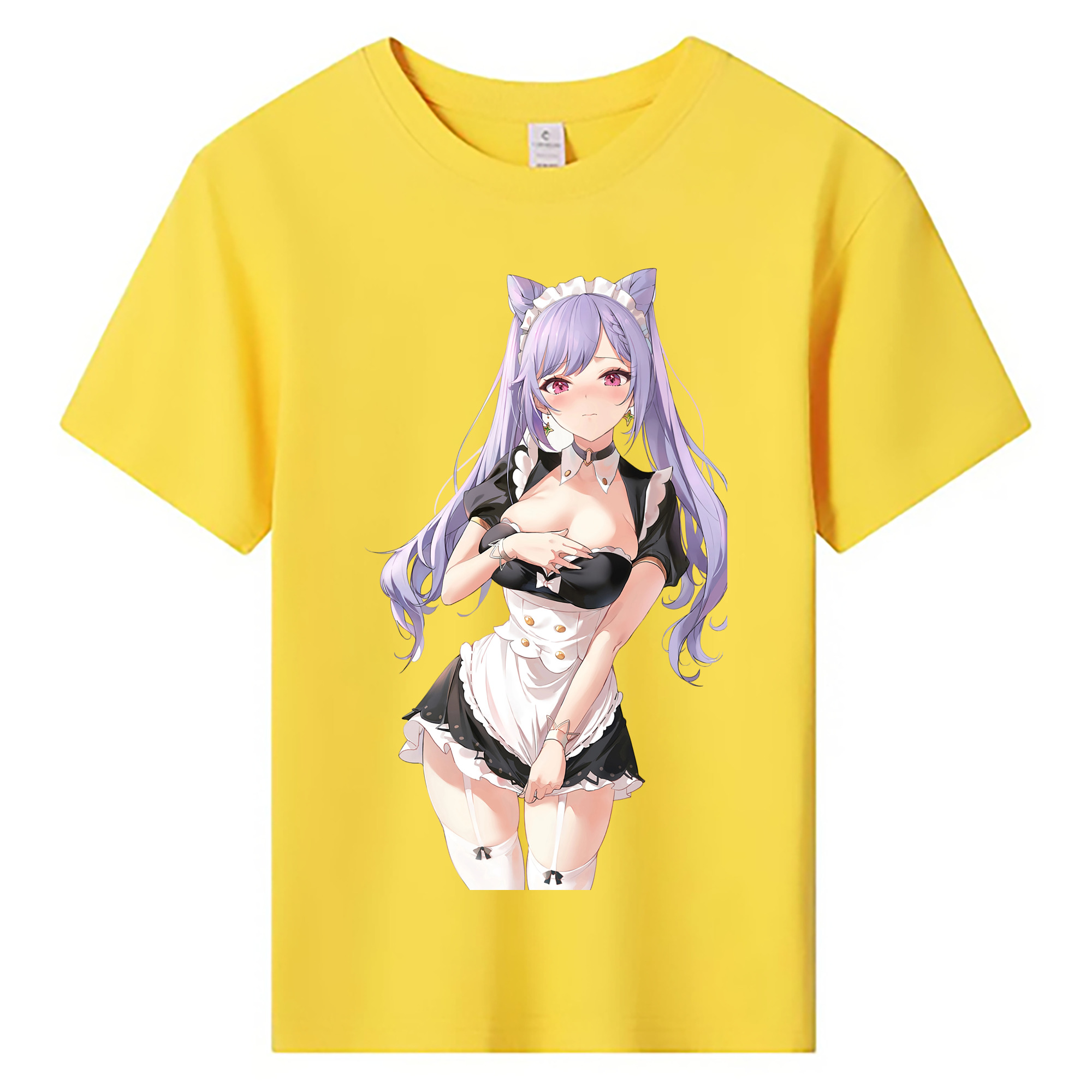 げんし神 刻晴 こくせい genshin Kokusei 綿100％キッズTシャツ（フロントプリント）
