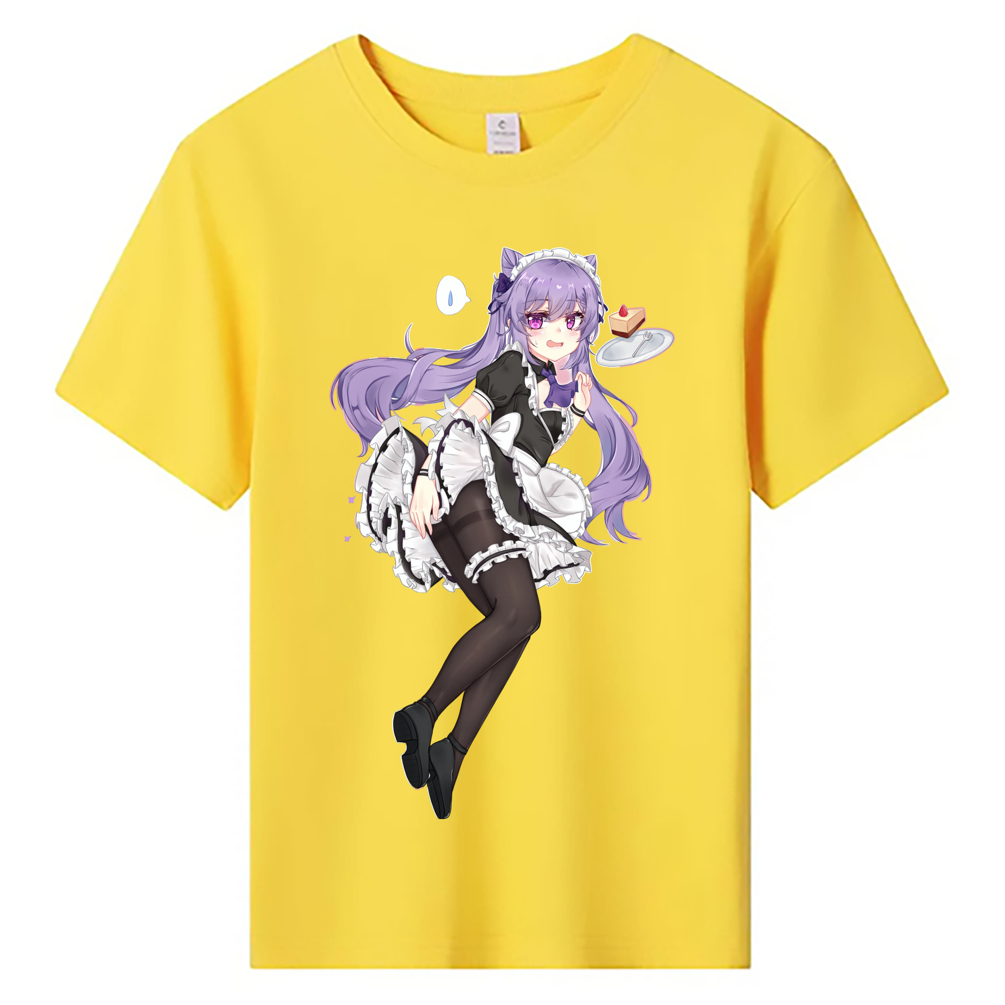 げんし神 刻晴 こくせい genshin Kokusei 綿100％キッズTシャツ（フロントプリント）