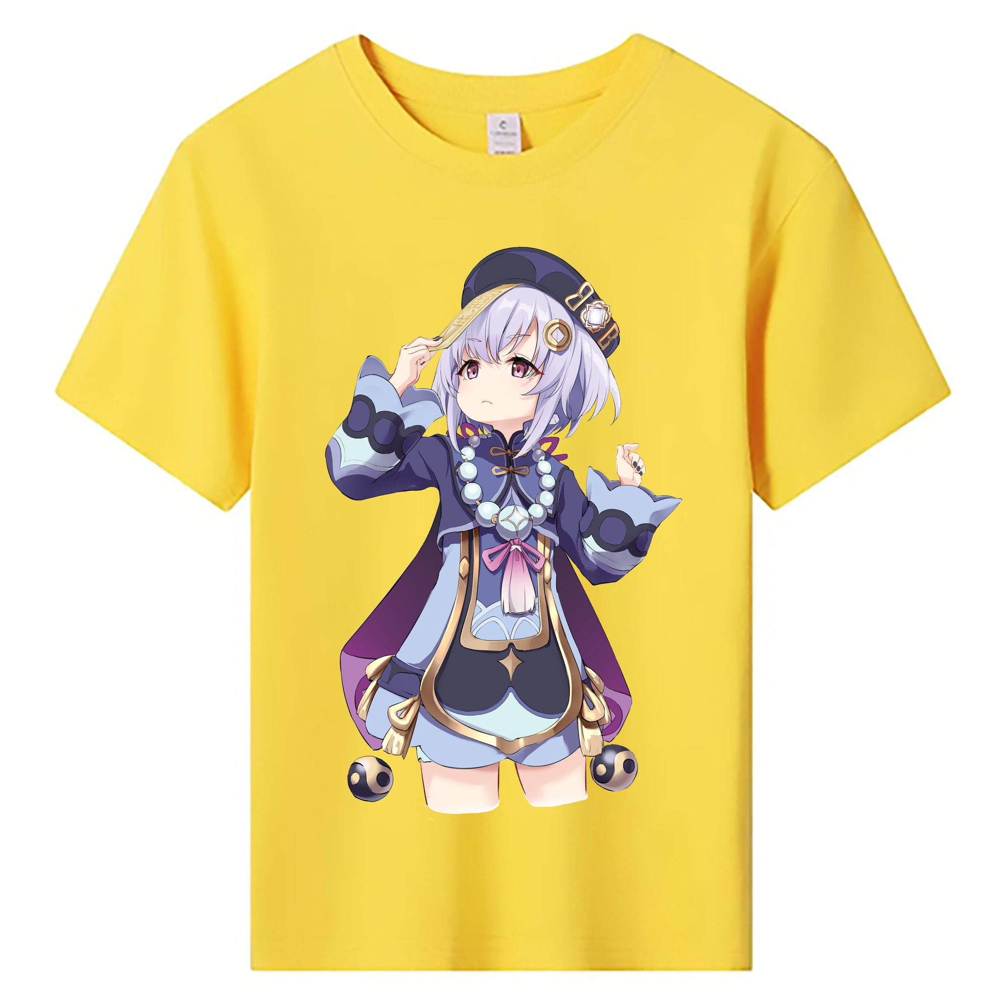 げんし神 七七 なな  genshin Nana 綿100％キッズTシャツ（フロントプリント）