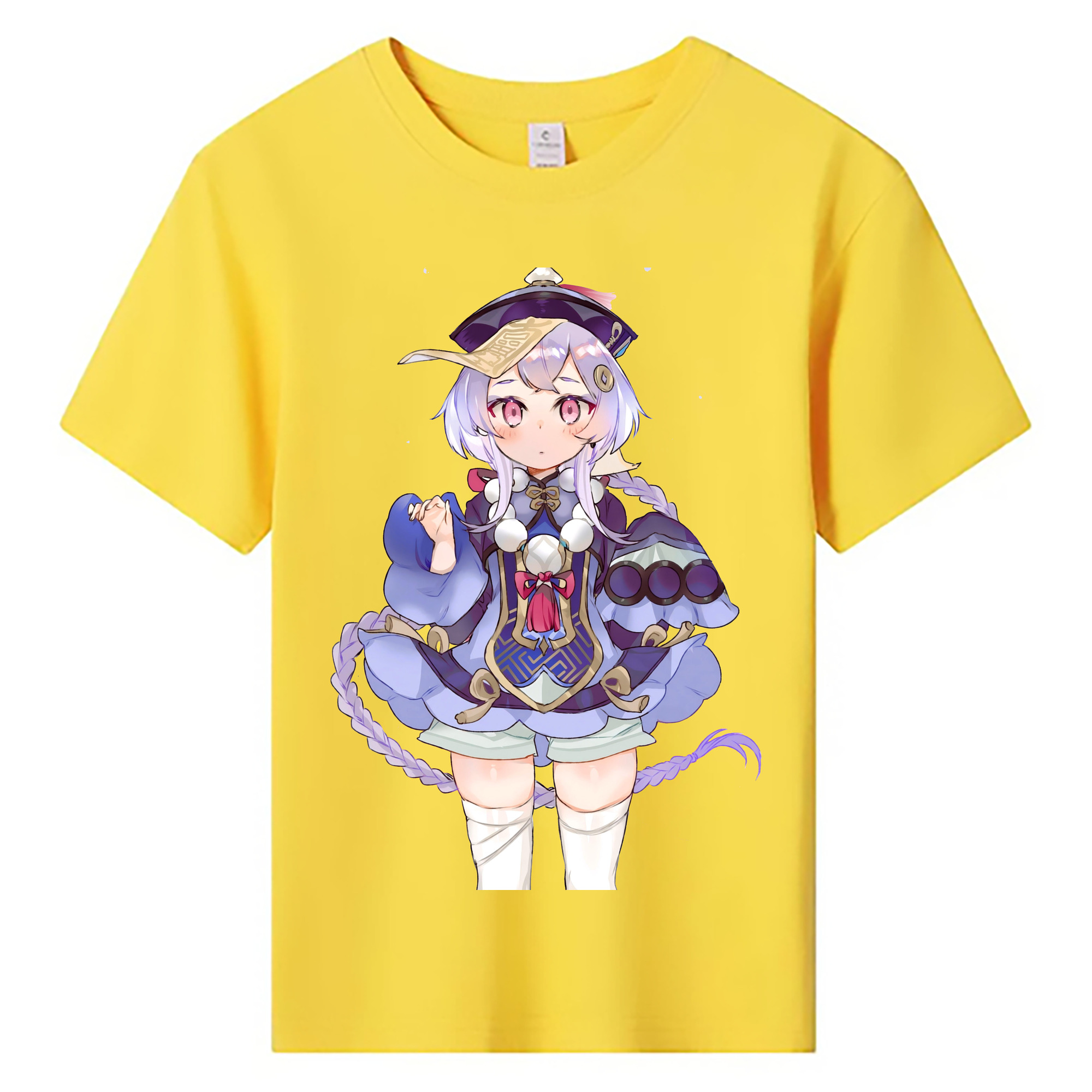 げんし神 七七 なな  genshin Nana 綿100％キッズTシャツ（フロントプリント）