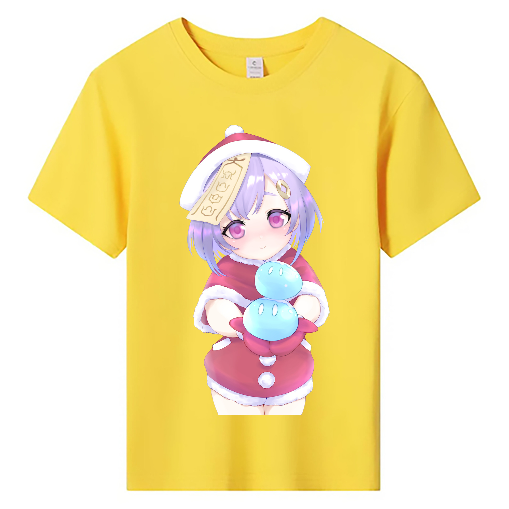 げんし神 七七 なな  genshin Nana 綿100％キッズTシャツ（フロントプリント）