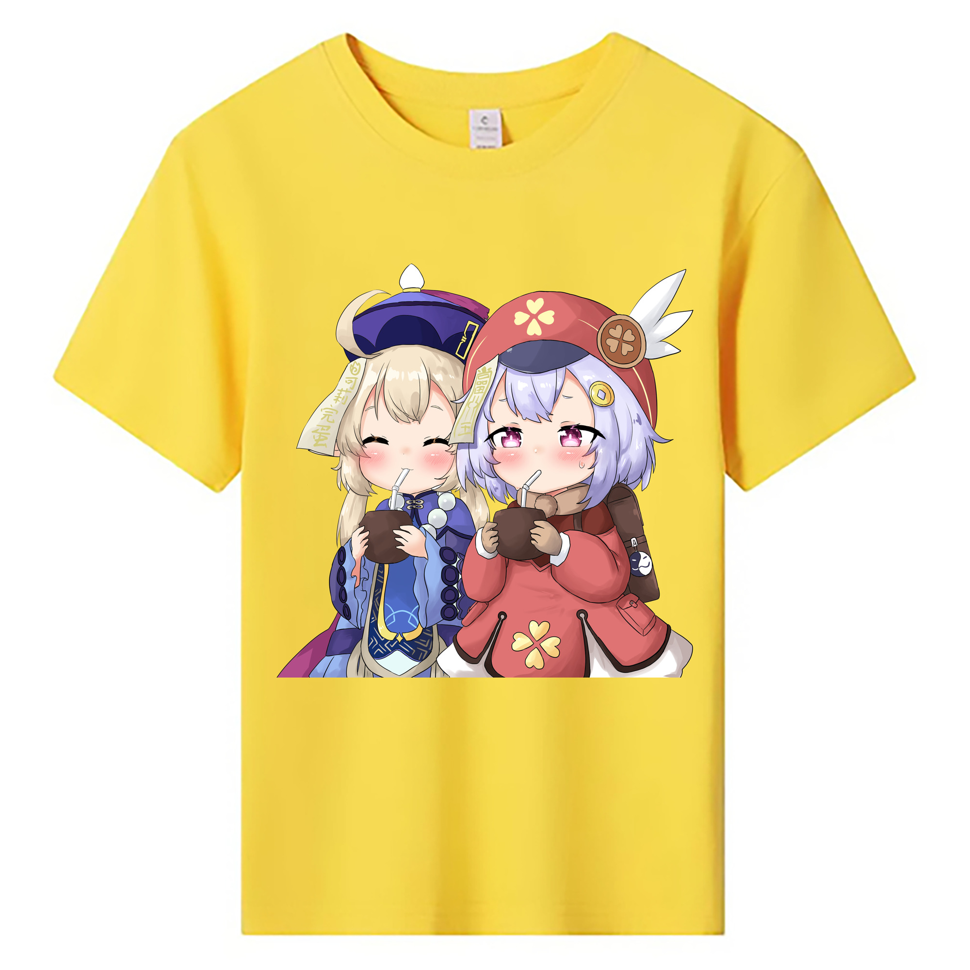 げんし神 七七 なな  genshin Nana 綿100％キッズTシャツ（フロントプリント）
