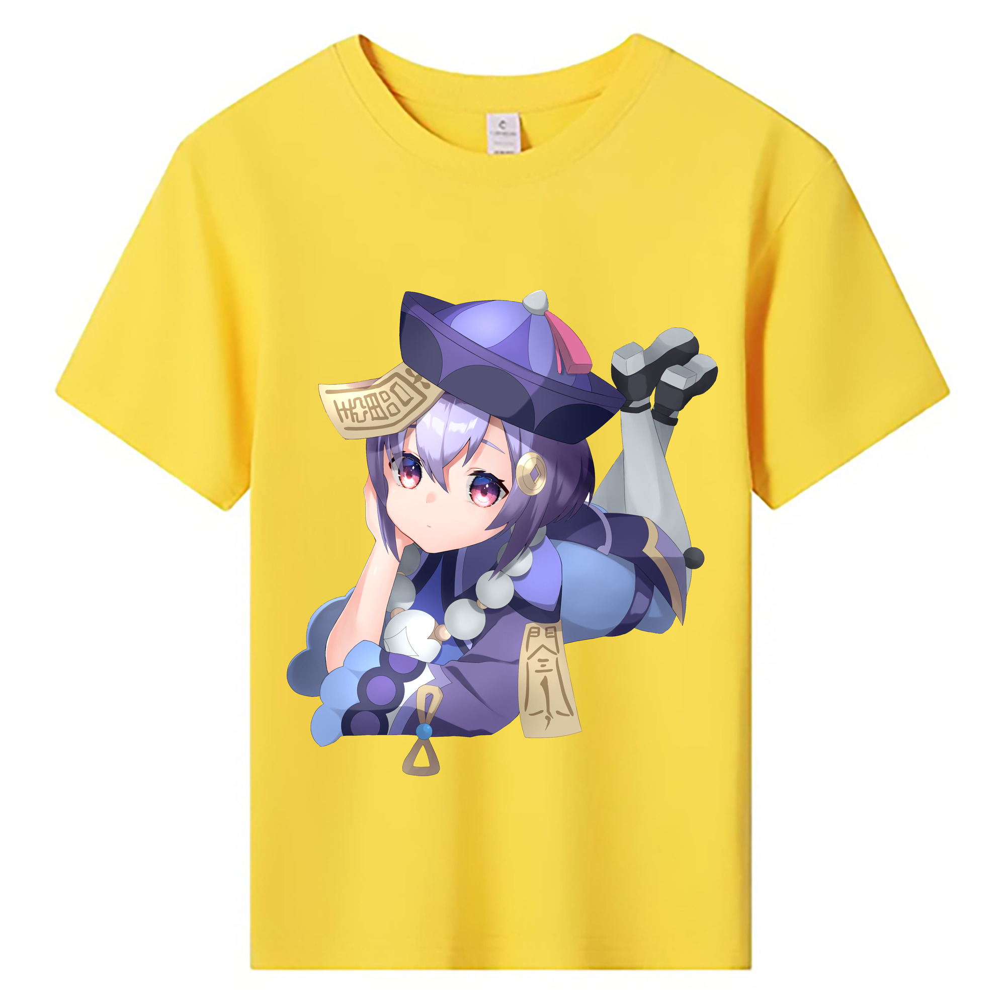 げんし神 七七 なな  genshin Nana 綿100％キッズTシャツ（フロントプリント）