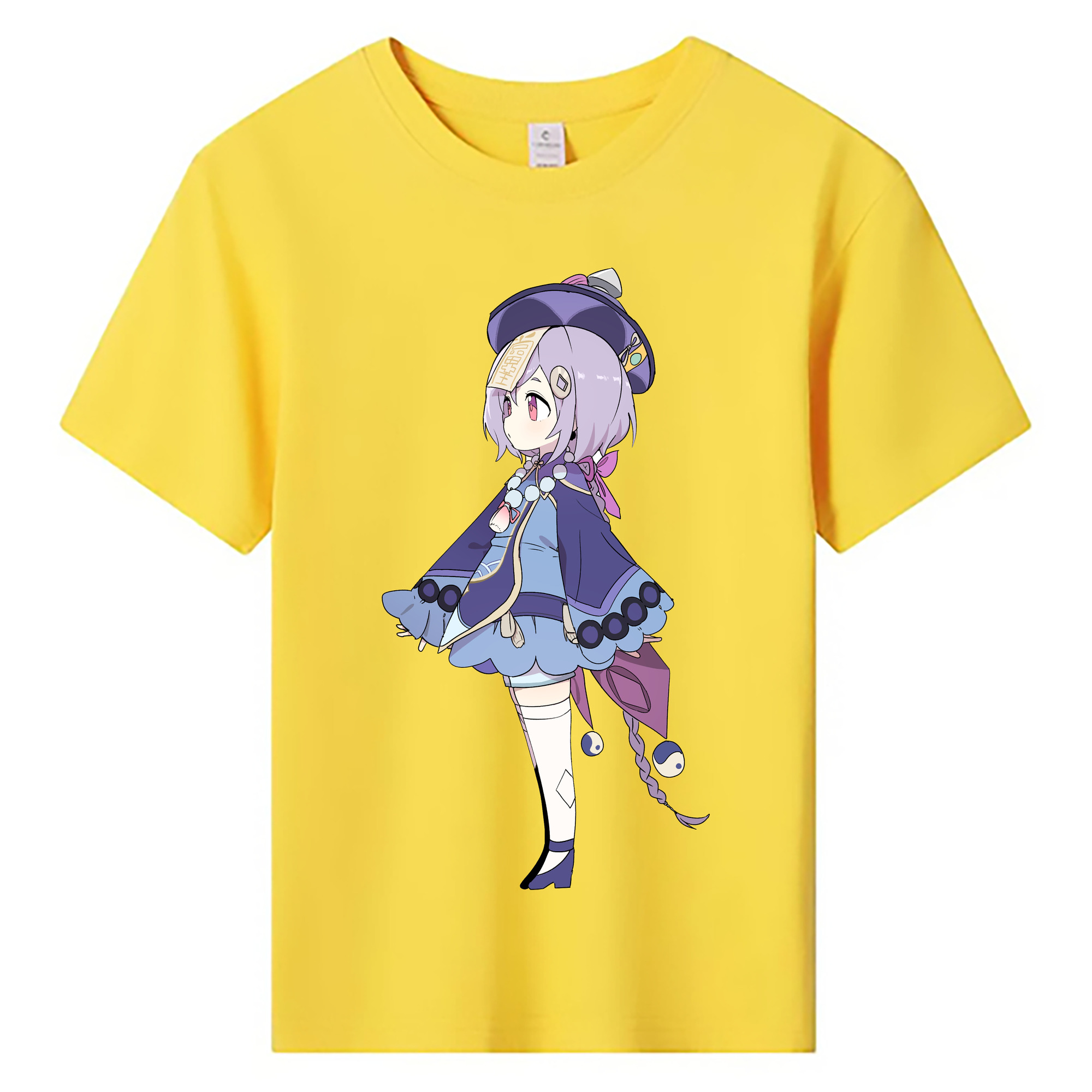 げんし神 七七 なな  genshin Nana 綿100％キッズTシャツ（フロントプリント）