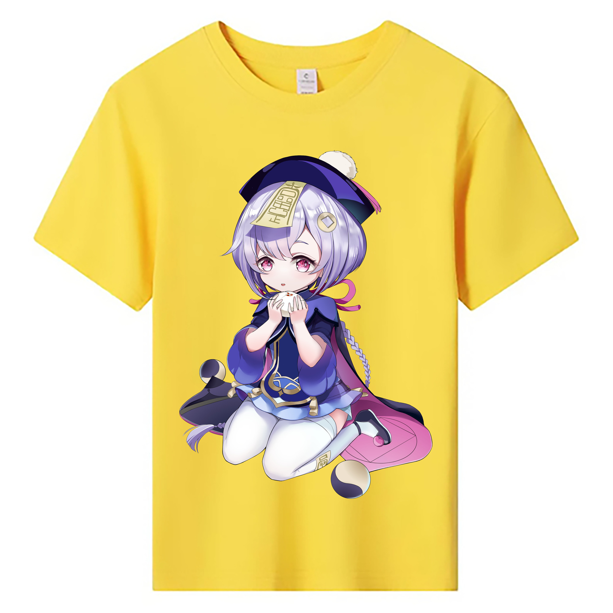 げんし神 七七 なな  genshin Nana 綿100％キッズTシャツ（フロントプリント）