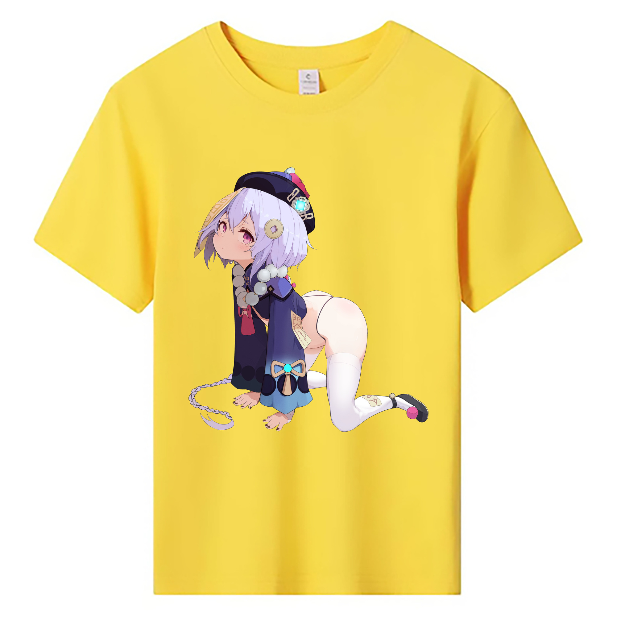 げんし神 七七 なな  genshin Nana 綿100％キッズTシャツ（フロントプリント）