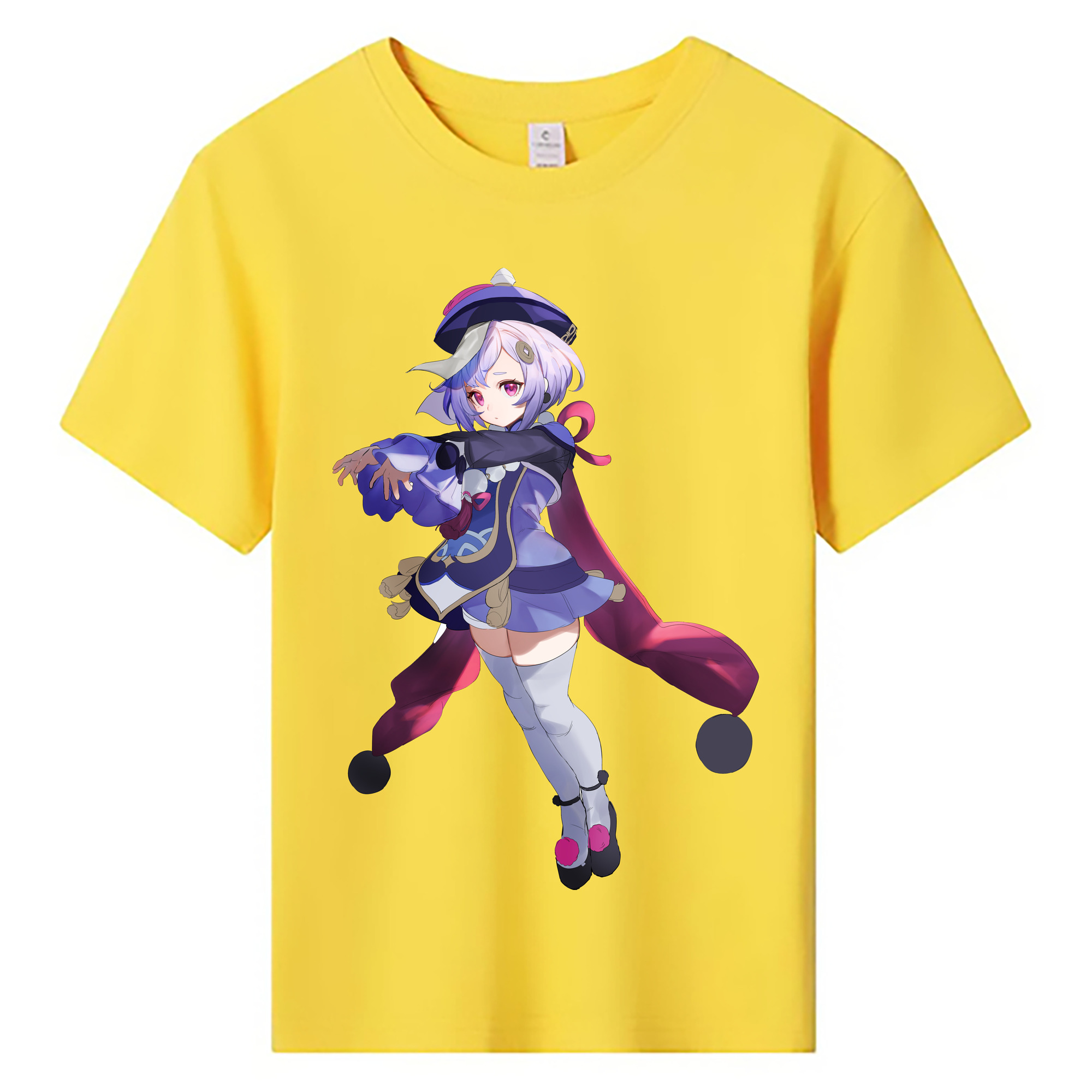 げんし神 七七 なな  genshin Nana 綿100％キッズTシャツ（フロントプリント）
