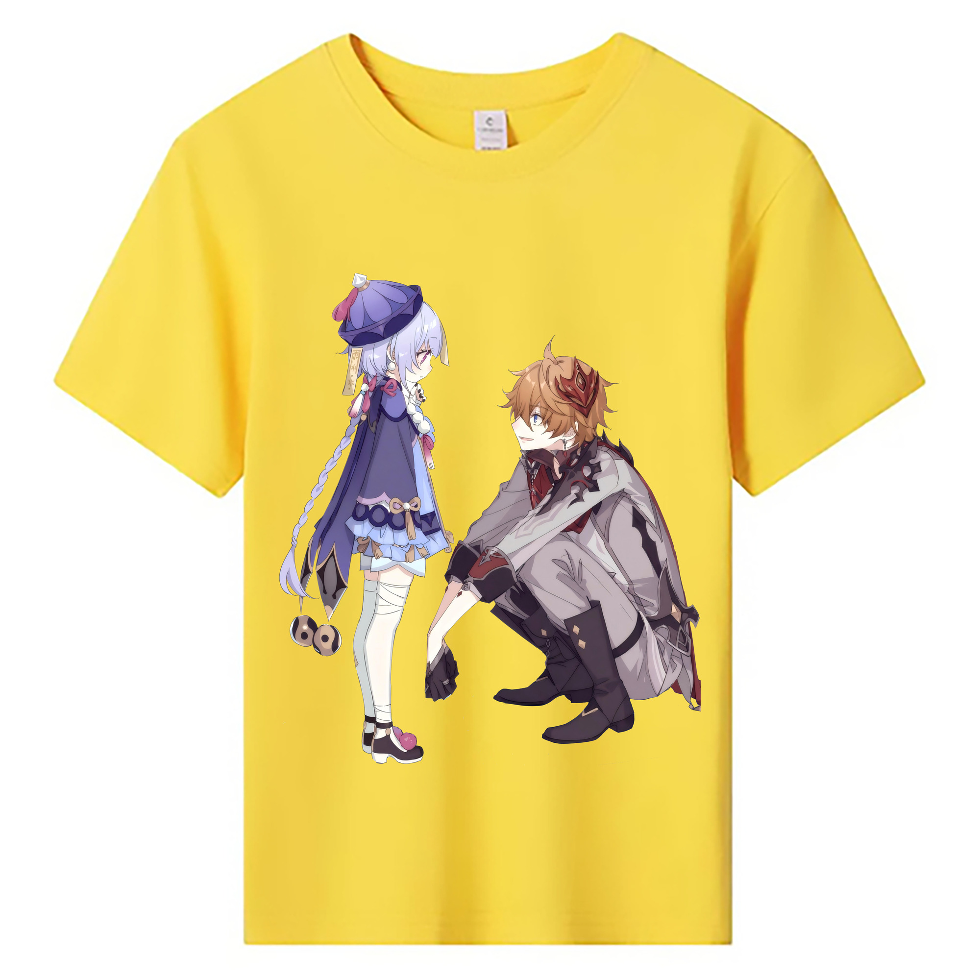 げんし神 七七 なな  genshin Nana 綿100％キッズTシャツ（フロントプリント）