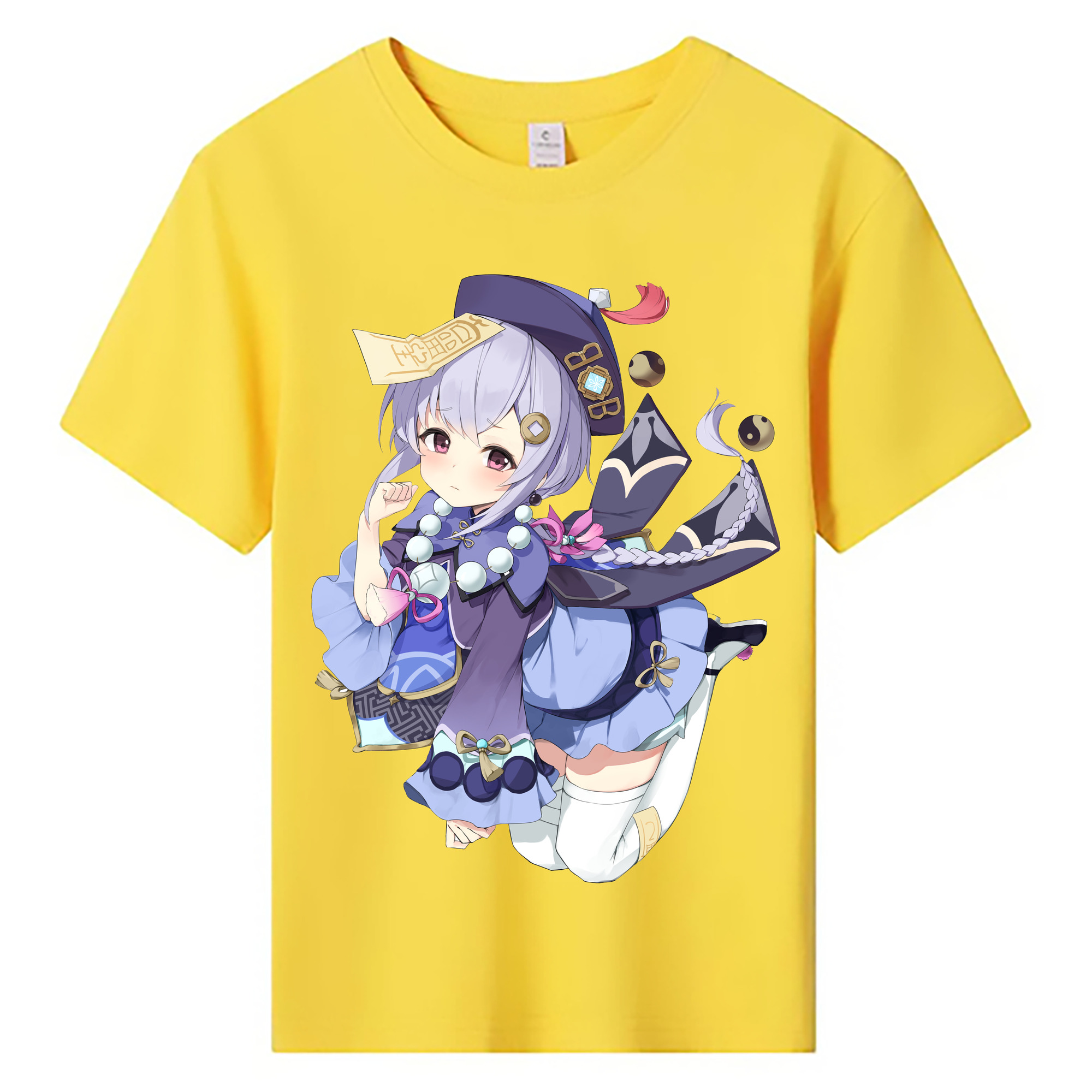 げんし神 七七 なな  genshin Nana 綿100％キッズTシャツ（フロントプリント）