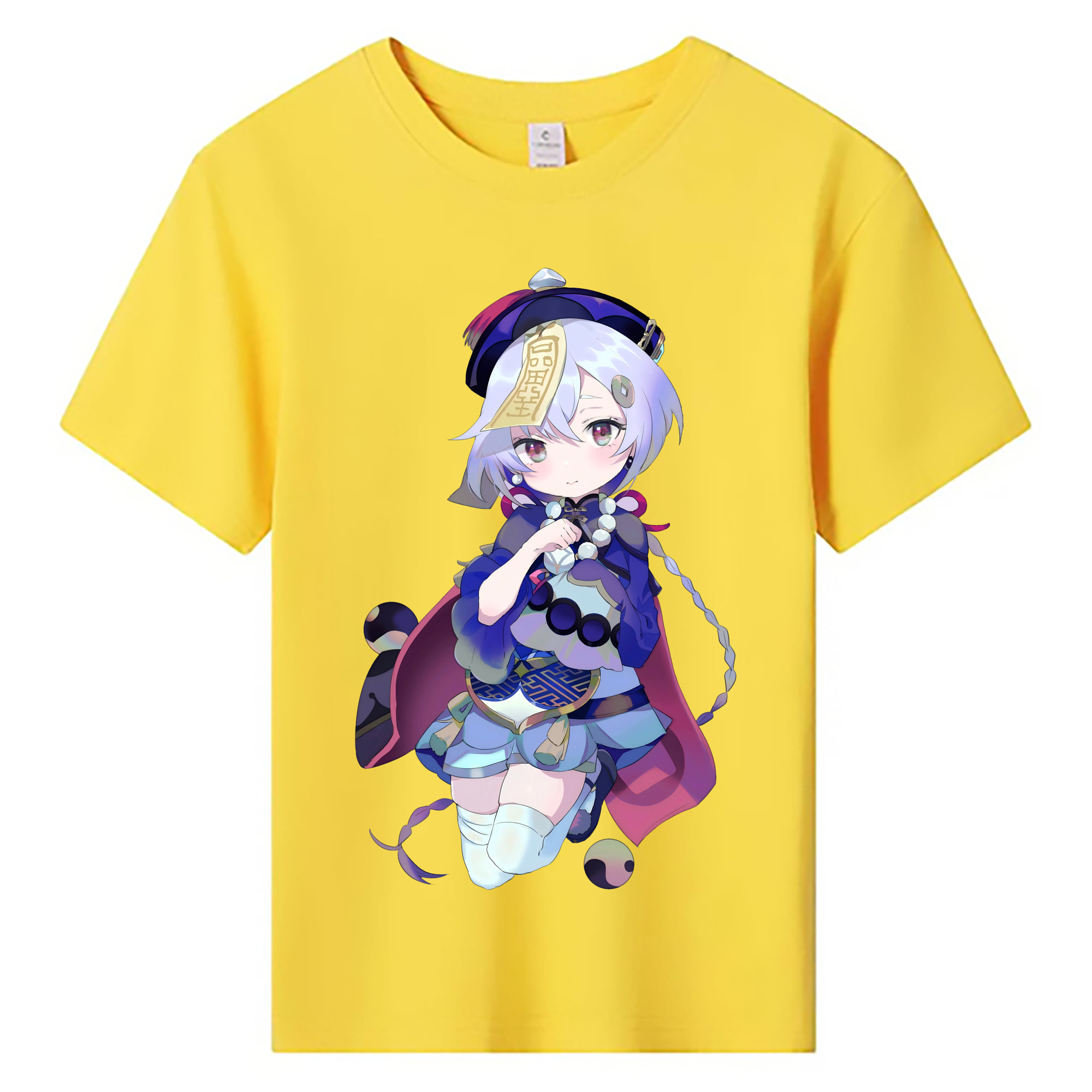 げんし神 七七 なな  genshin Nana 綿100％キッズTシャツ（フロントプリント）