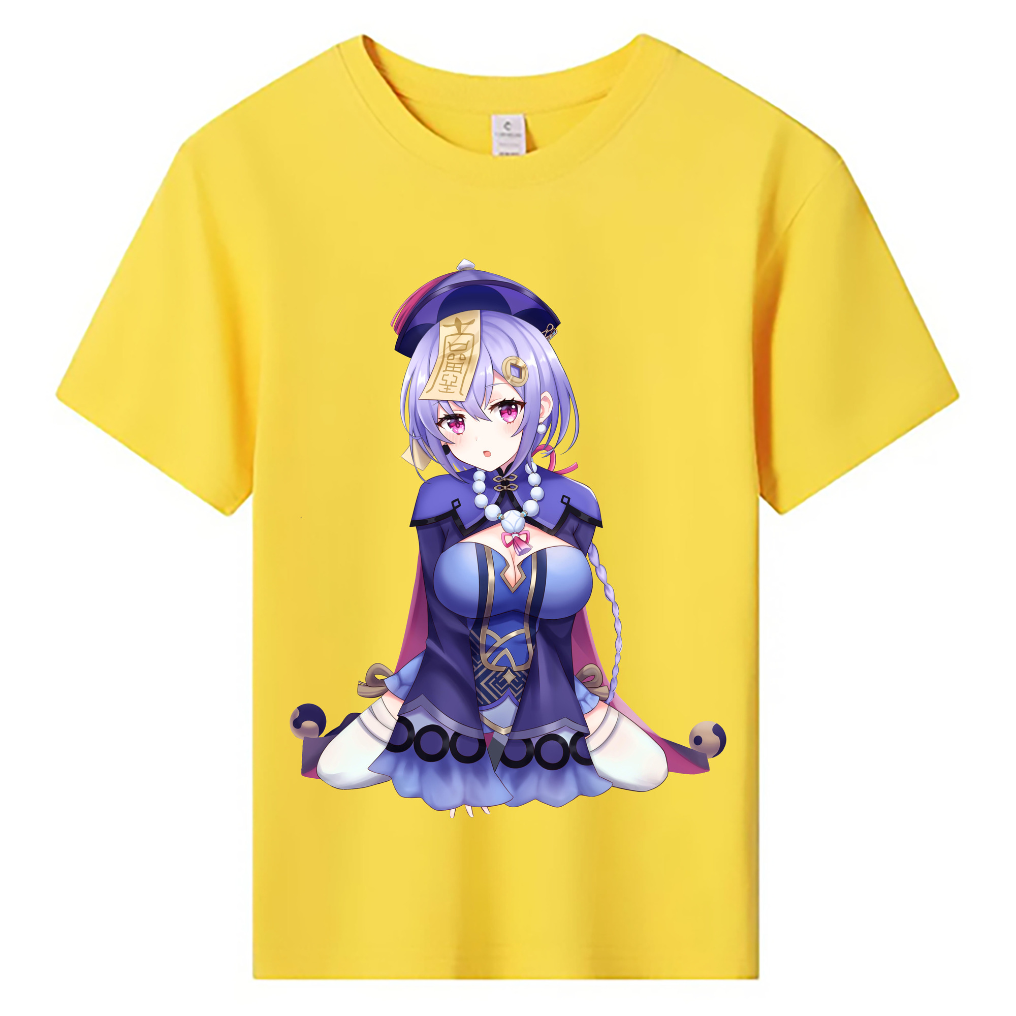 げんし神 七七 なな  genshin Nana 綿100％キッズTシャツ（フロントプリント）