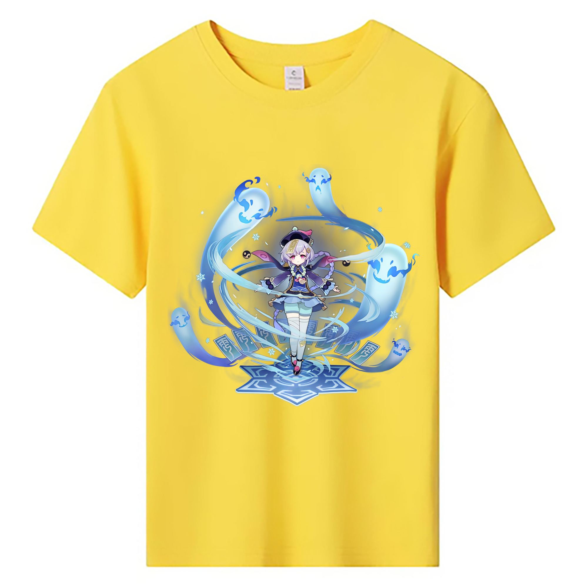げんし神 七七 なな  genshin Nana 綿100％キッズTシャツ（フロントプリント）