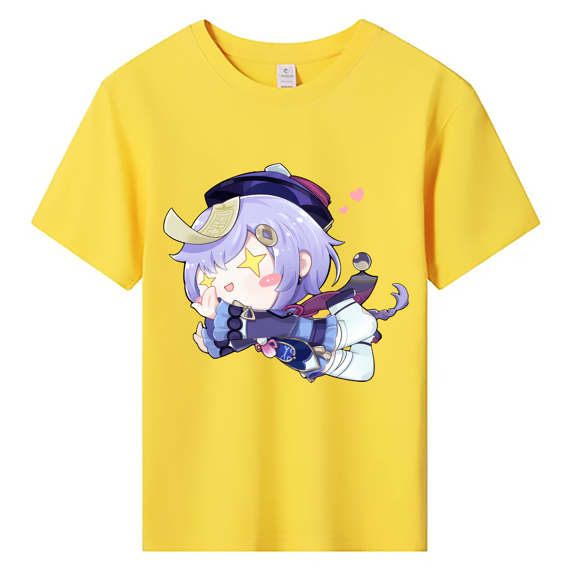 げんし神 七七 なな  genshin Nana 綿100％キッズTシャツ（フロントプリント）