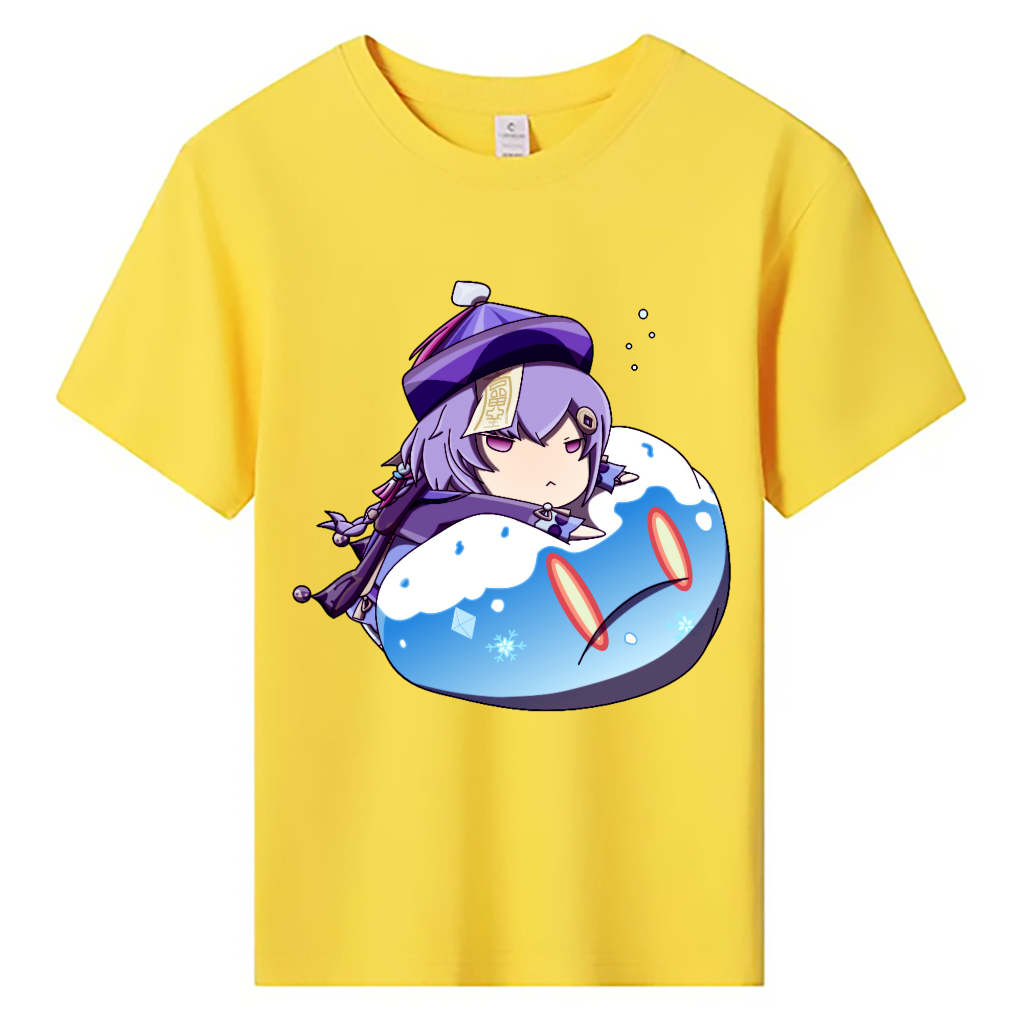げんし神 七七 なな  genshin Nana 綿100％キッズTシャツ（フロントプリント）
