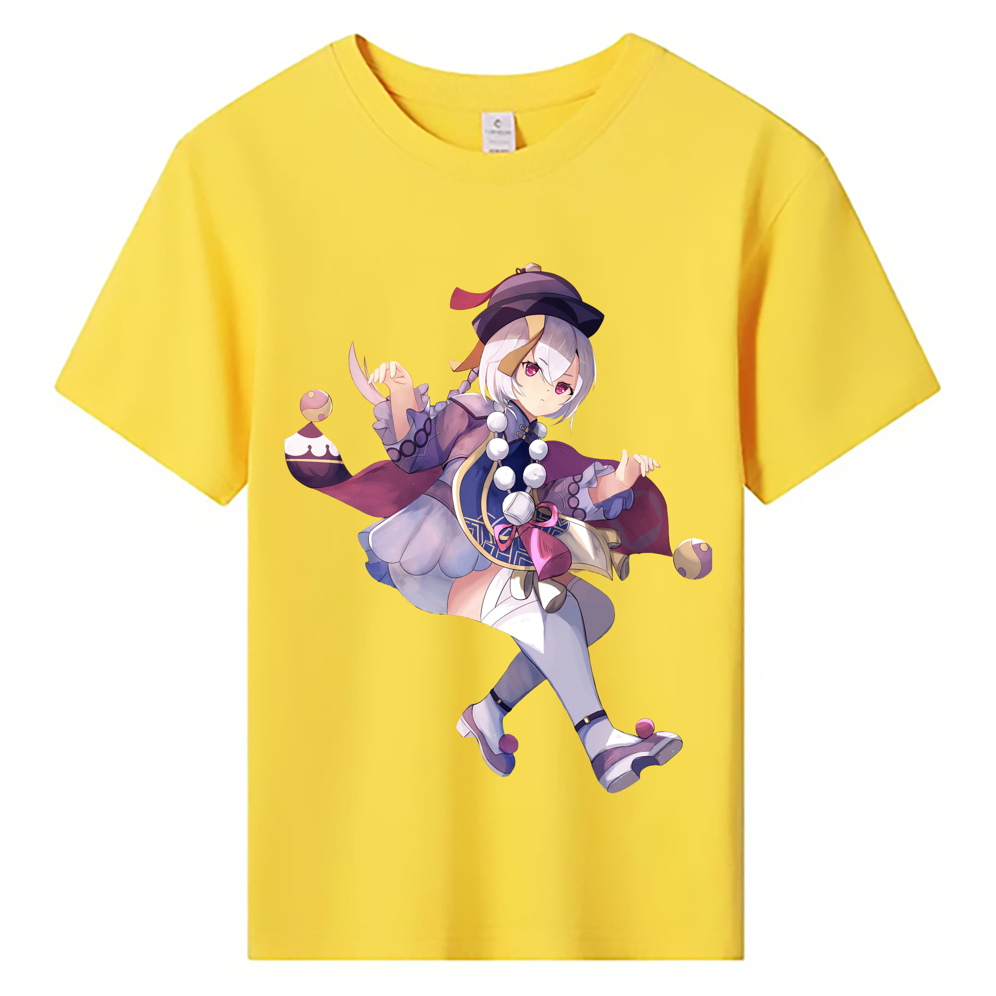 げんし神 七七 なな  genshin Nana 綿100％キッズTシャツ（フロントプリント）