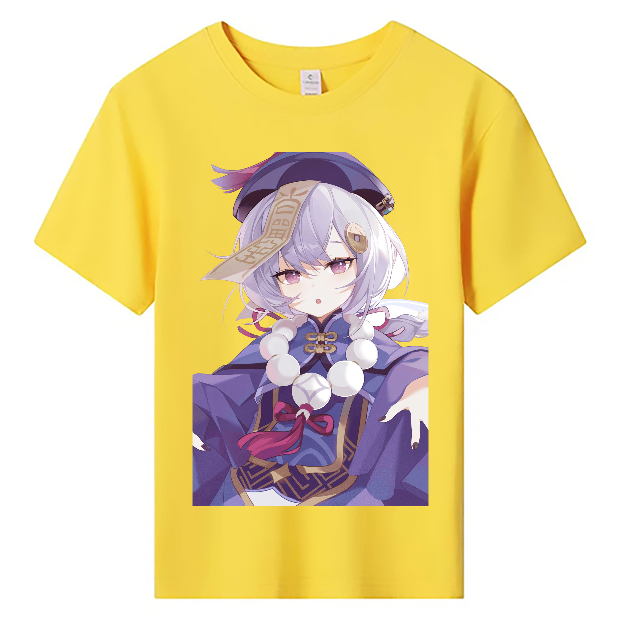 げんし神 七七 なな  genshin Nana 綿100％キッズTシャツ（フロントプリント）