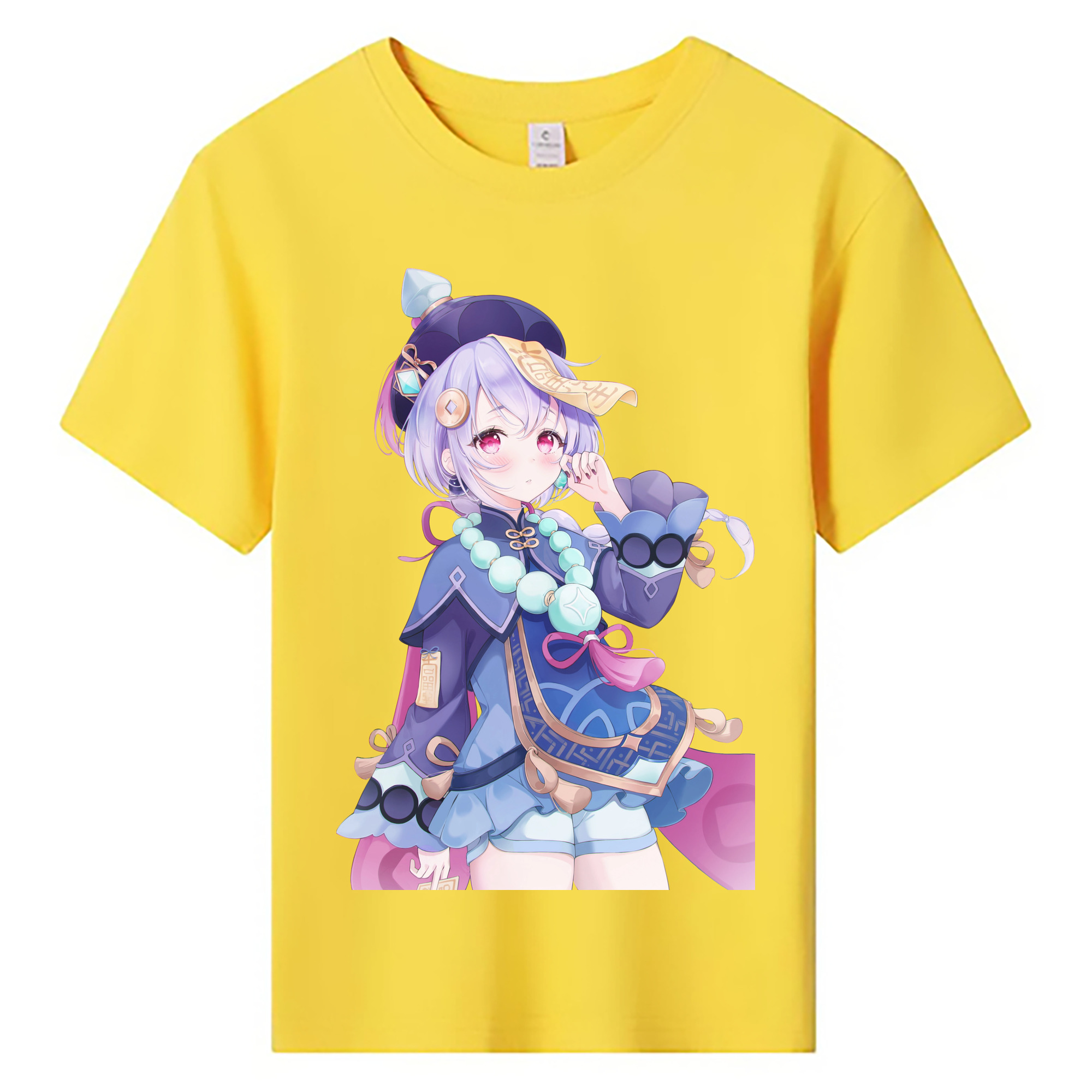 げんし神 七七 なな  genshin Nana 綿100％キッズTシャツ（フロントプリント）