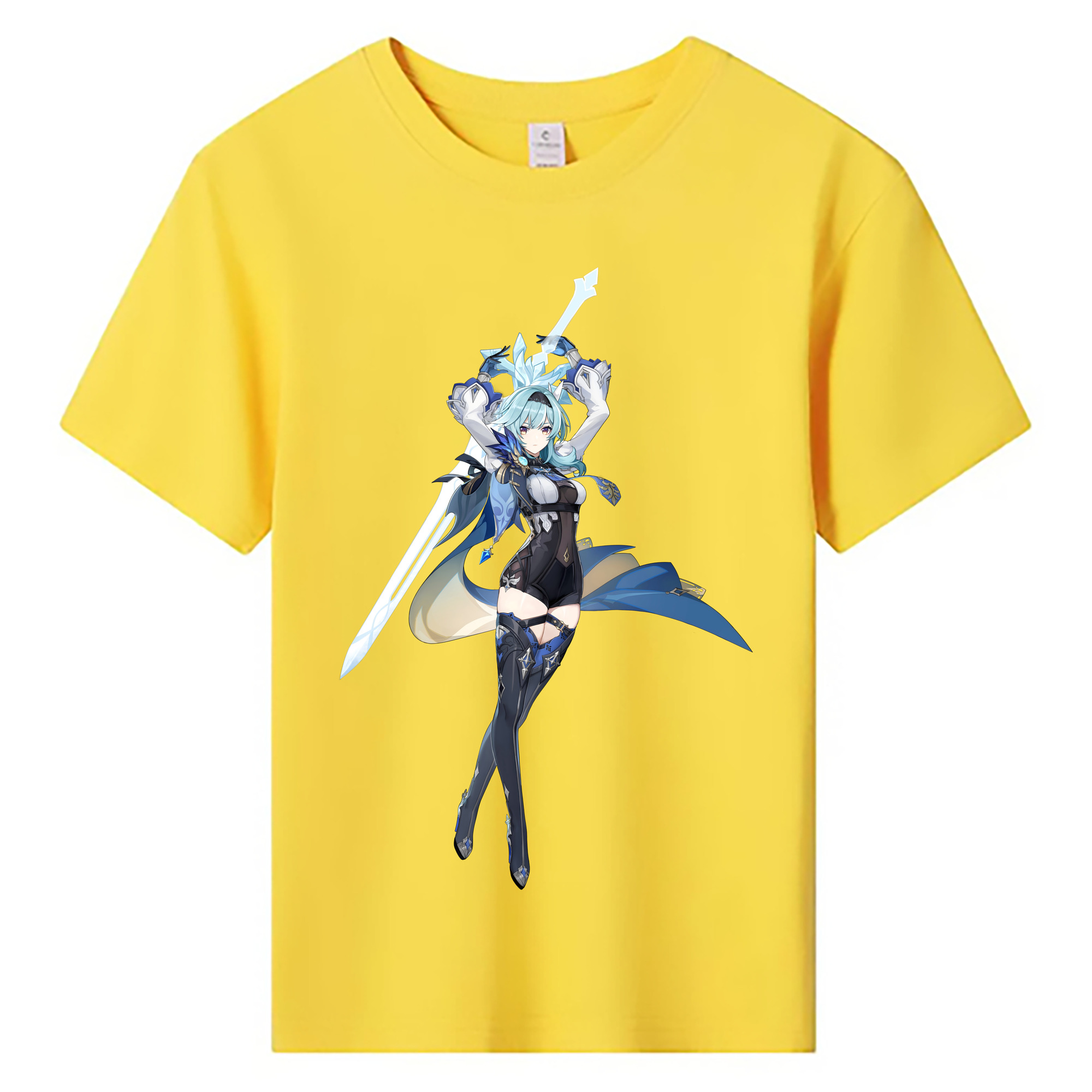 げんし神 优菈 ゆうら genshin Yūra 綿100％キッズTシャツ（フロントプリント）