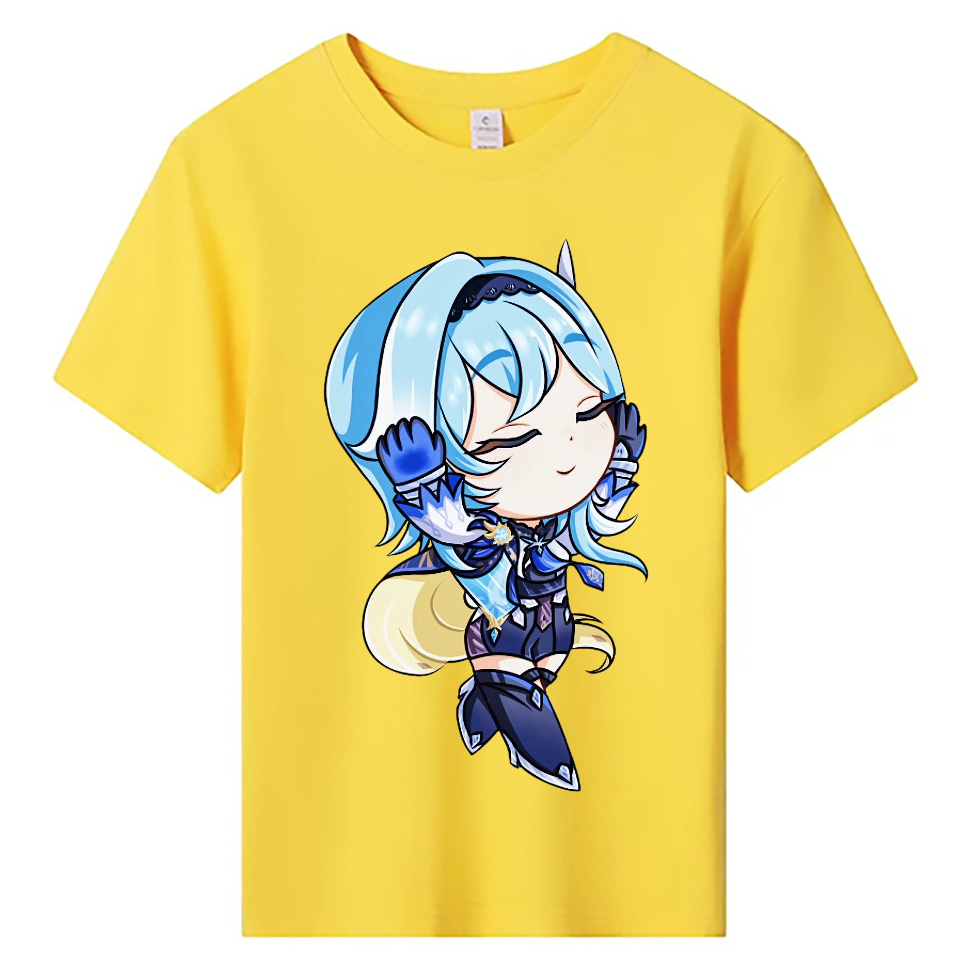 げんし神 优菈 ゆうら genshin Yūra 綿100％キッズTシャツ（フロントプリント）