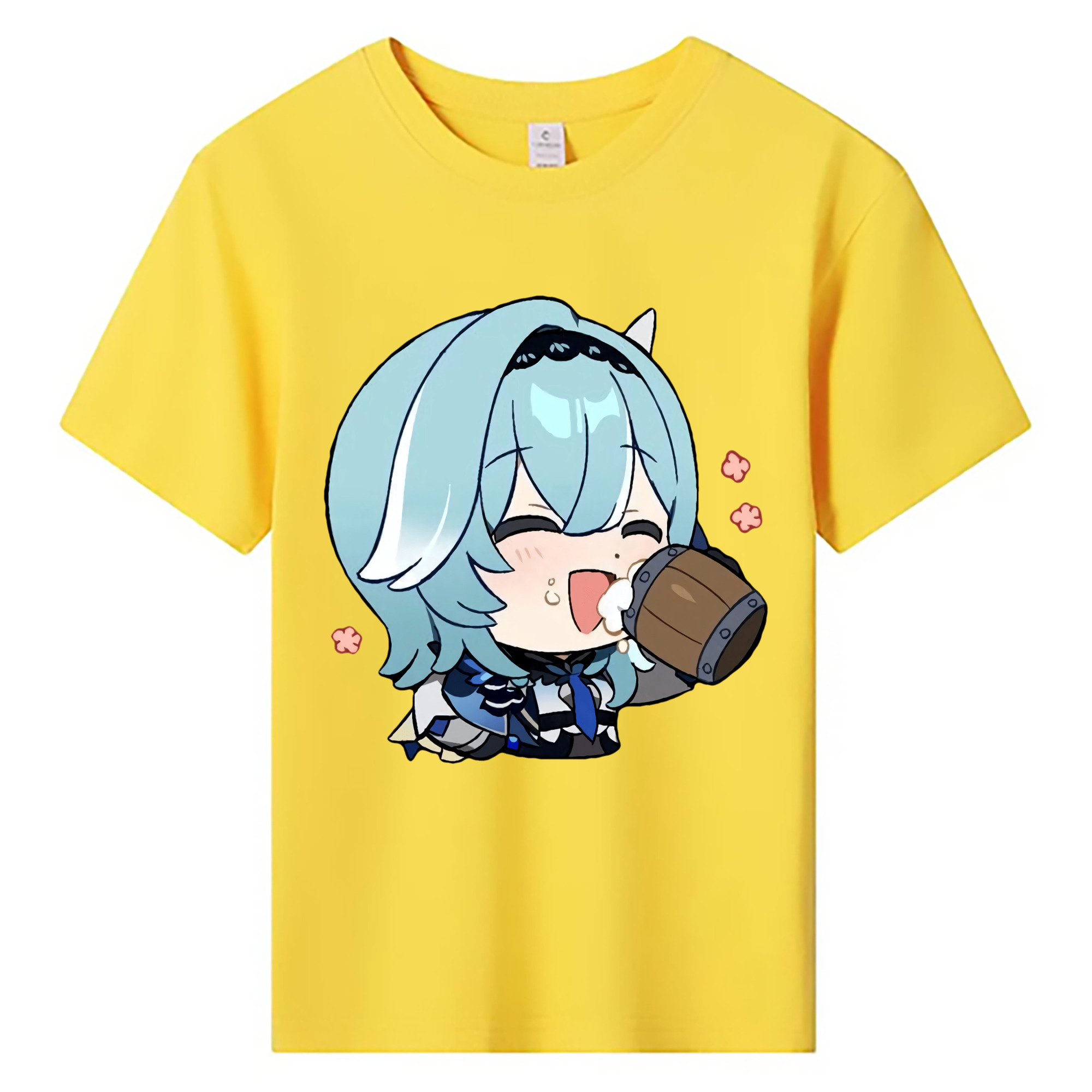 げんし神 优菈 ゆうら genshin Yūra 綿100％キッズTシャツ（フロントプリント）