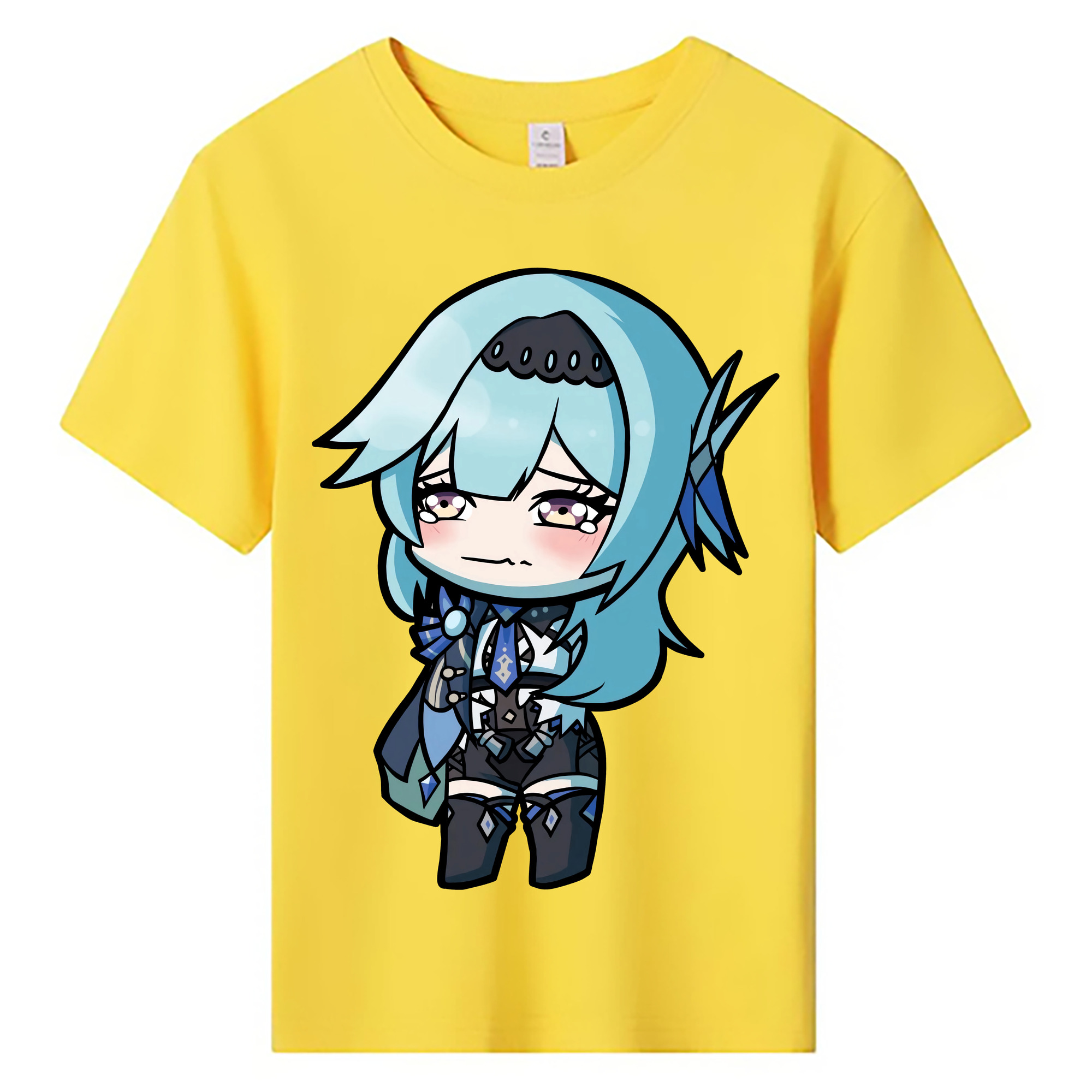 げんし神 优菈 ゆうら genshin Yūra 綿100％キッズTシャツ（フロントプリント）