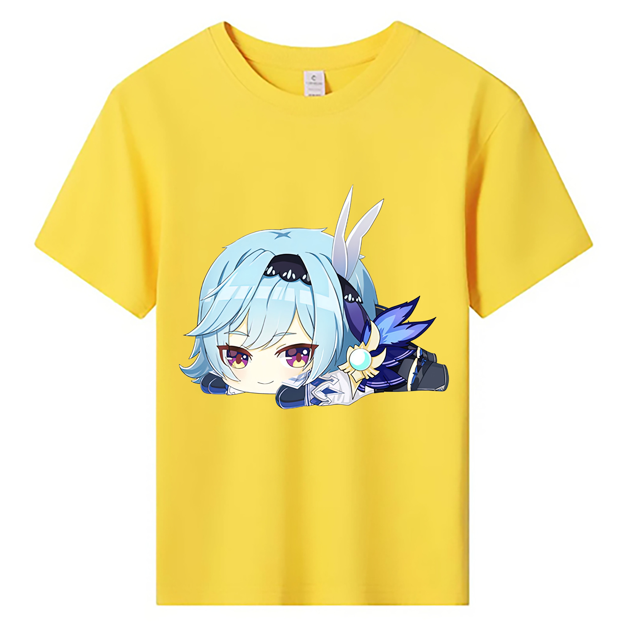 げんし神 优菈 ゆうら genshin Yūra 綿100％キッズTシャツ（フロントプリント）