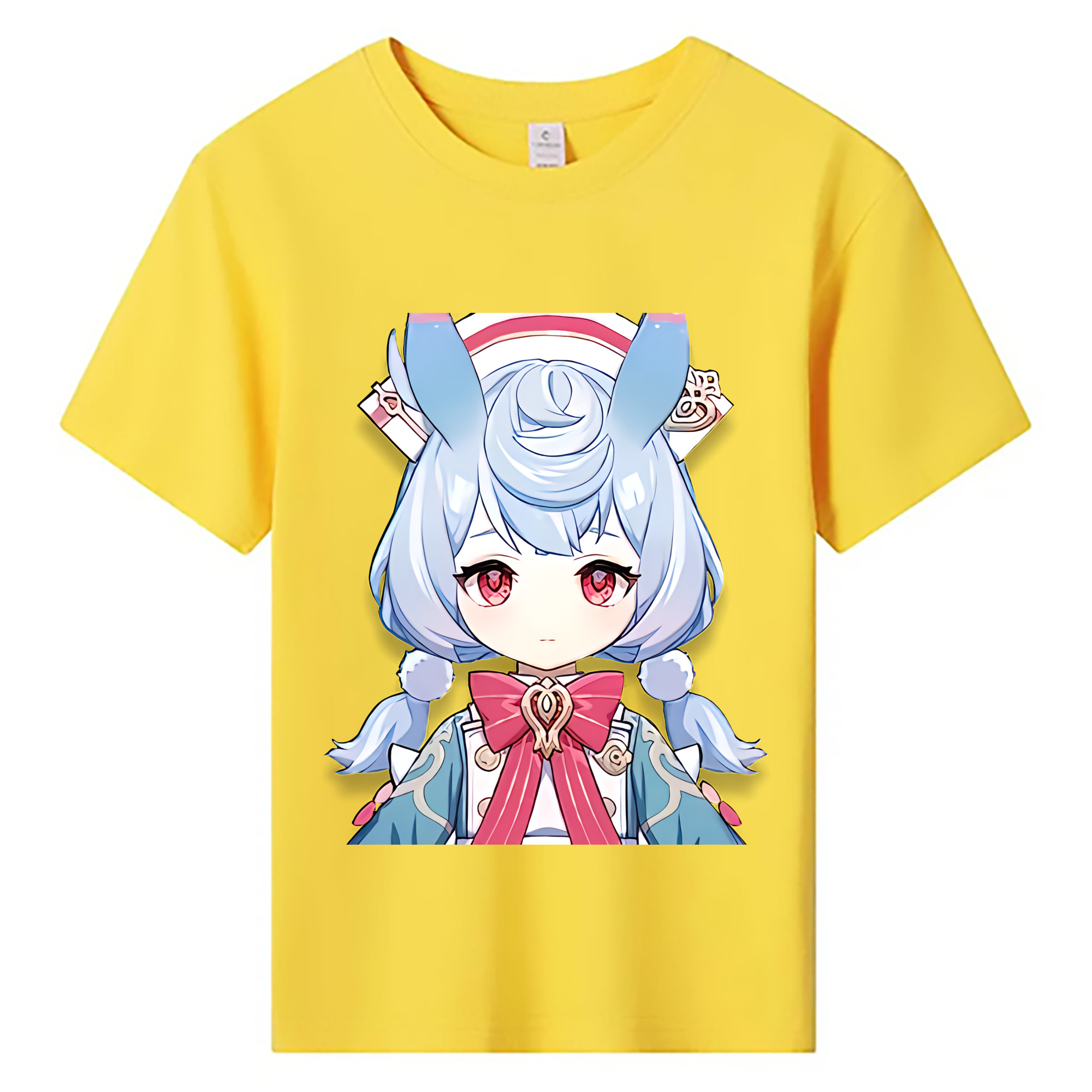 げんし神 シゲウィン genshin Shigewin 綿100％キッズTシャツ（フロントプリント）