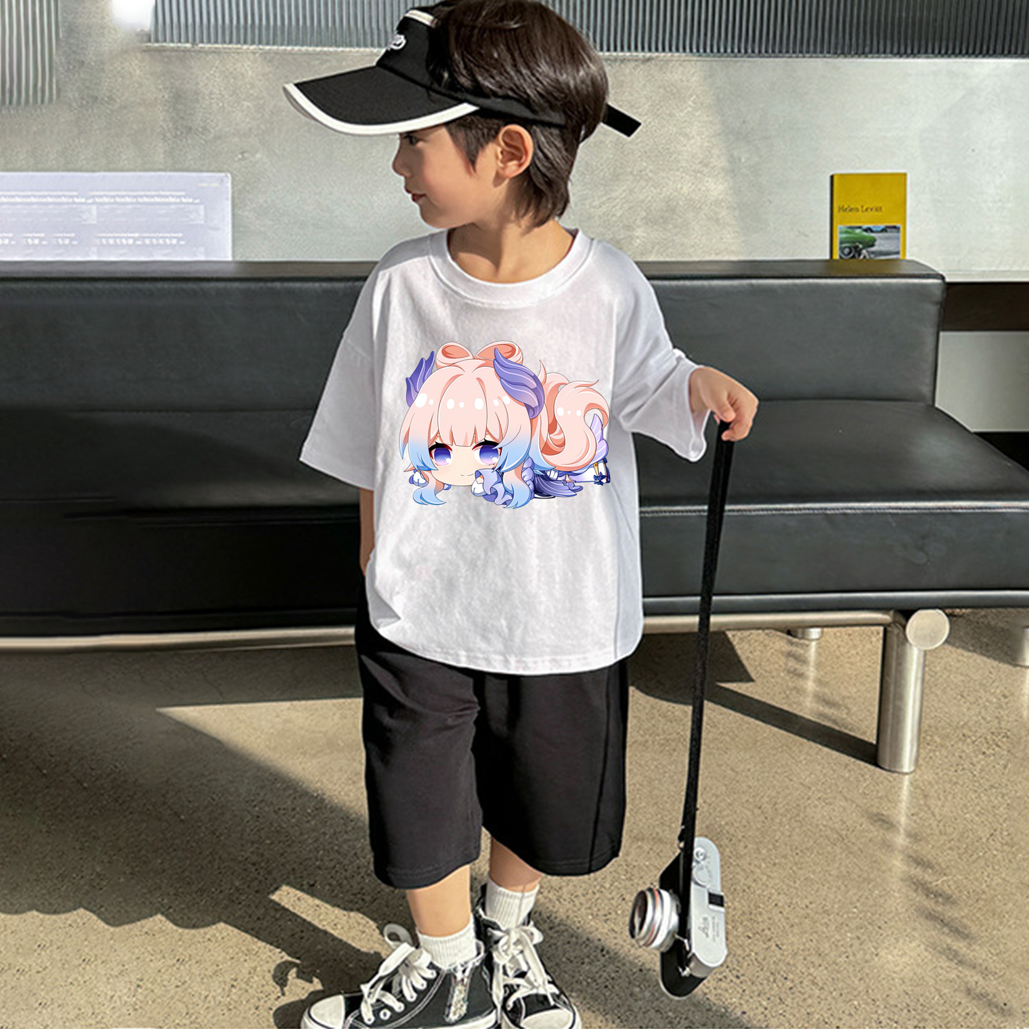 げんし神 珊瑚宮心海 サンゴノミヤ・ココミ genshin Sangonomiya Kokomi 綿100％キッズTシャツ（フロントプリント）