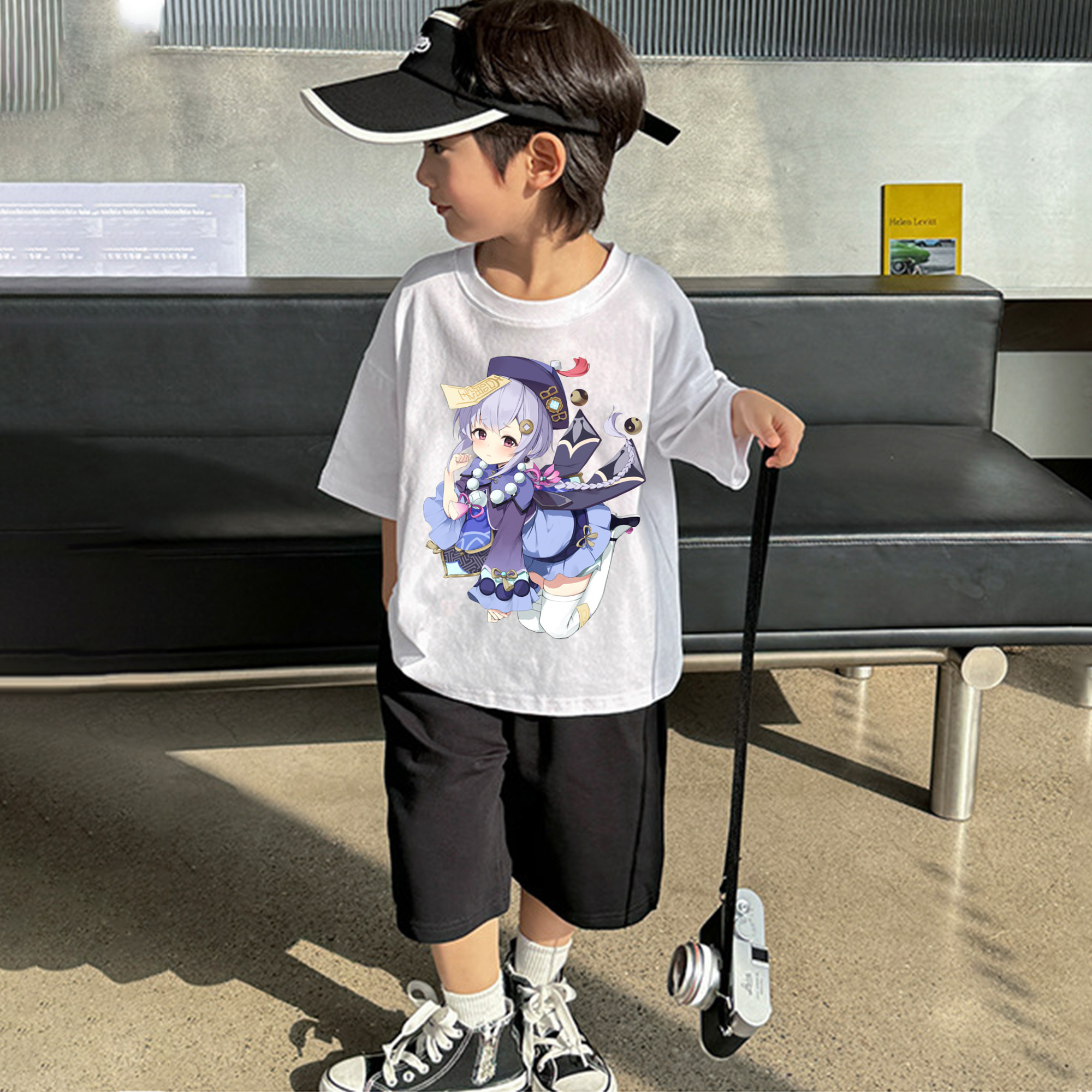 げんし神 七七 なな  genshin Nana 綿100％キッズTシャツ（フロントプリント）