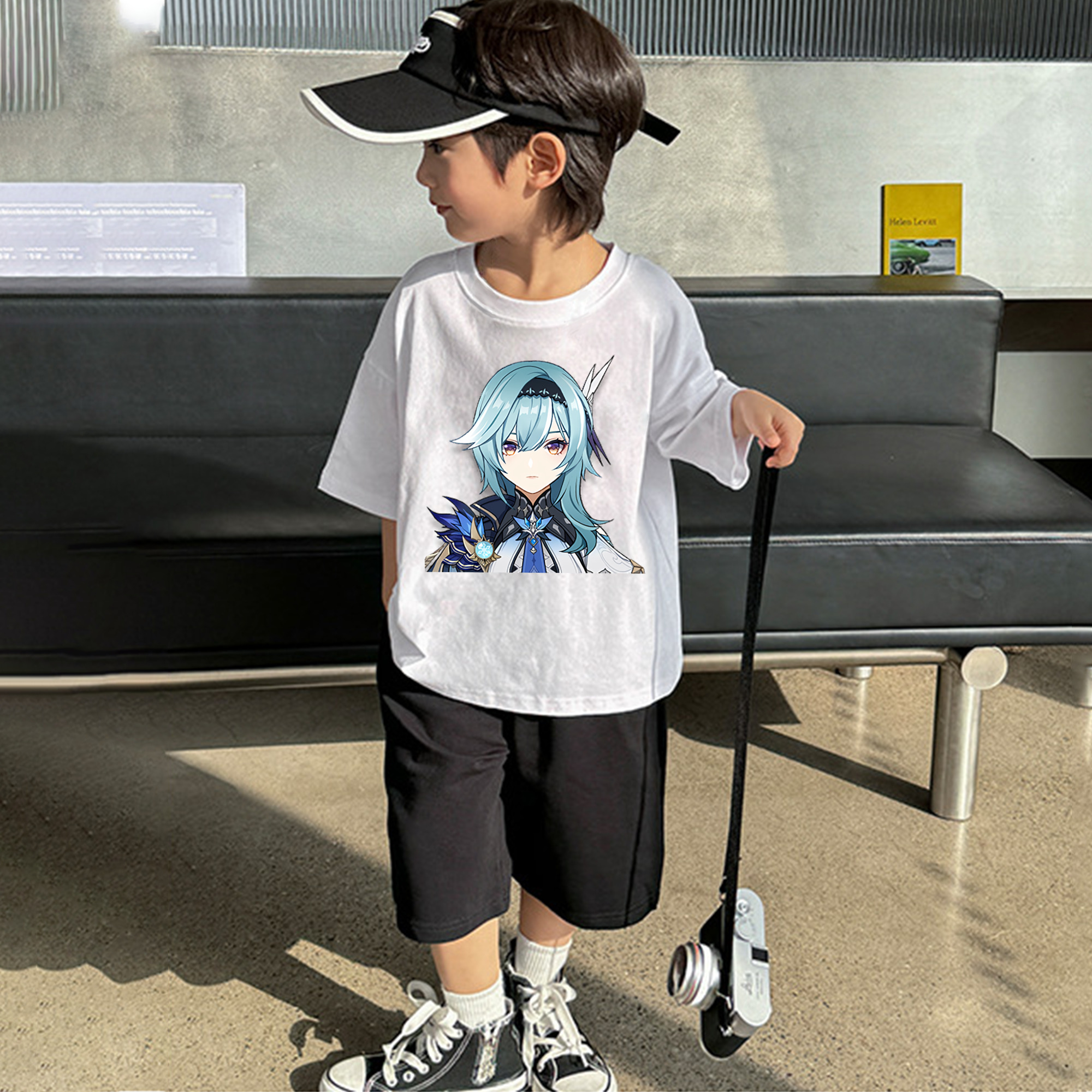 げんし神 优菈 ゆうら genshin Yūra 綿100％キッズTシャツ（フロントプリント）