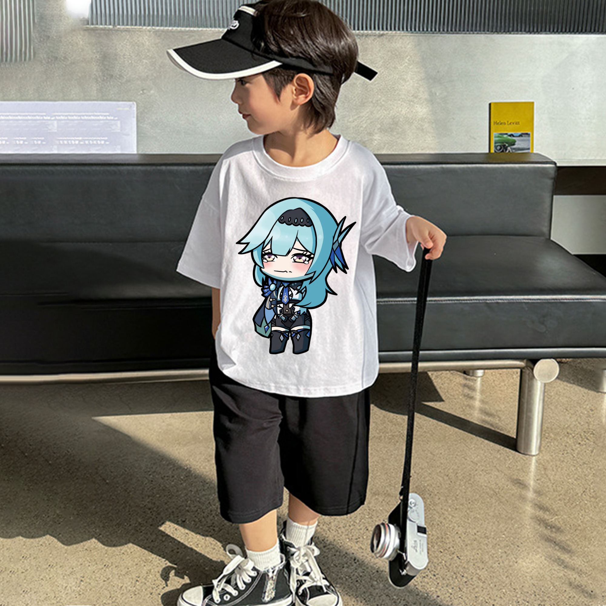 げんし神 优菈 ゆうら genshin Yūra 綿100％キッズTシャツ（フロントプリント）