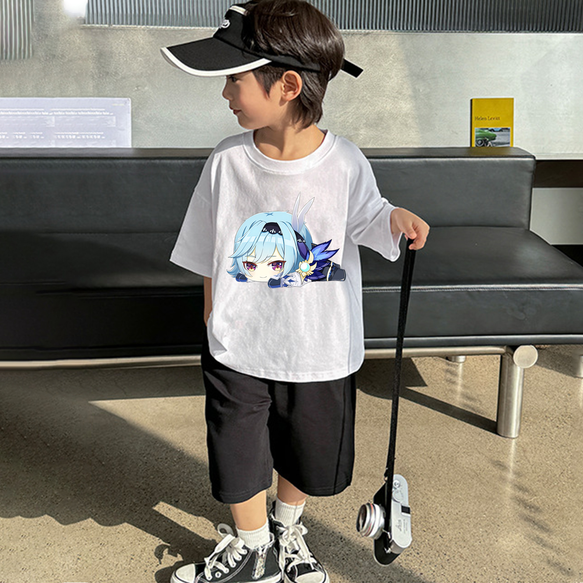 げんし神 优菈 ゆうら genshin Yūra 綿100％キッズTシャツ（フロントプリント）