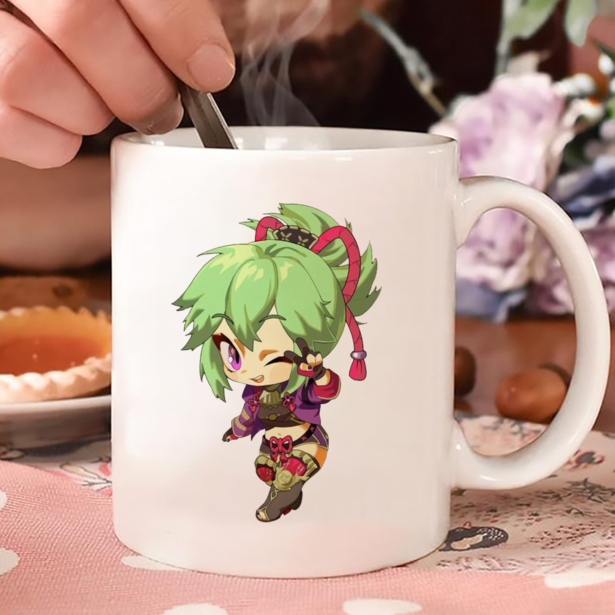 げんし神  久岐忍 くき しのぶ genshin Kuki Shinobu カラーマグカップ