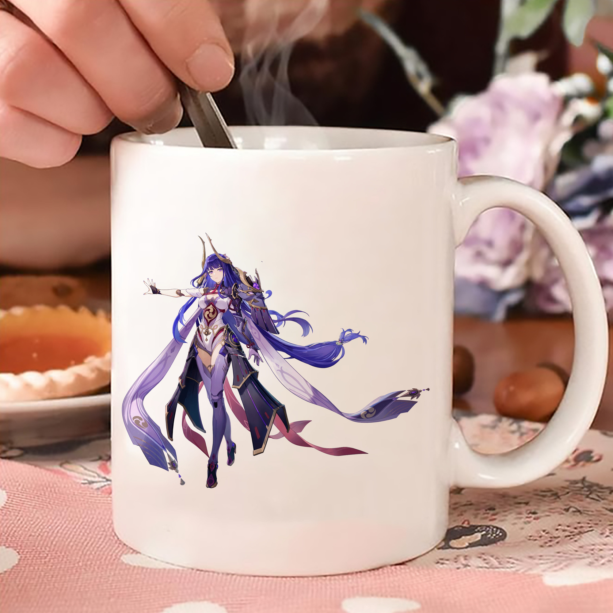 げんし神 雷電将軍 らいでんしょうぐん genshin Raiden Shogun カラーマグカップ