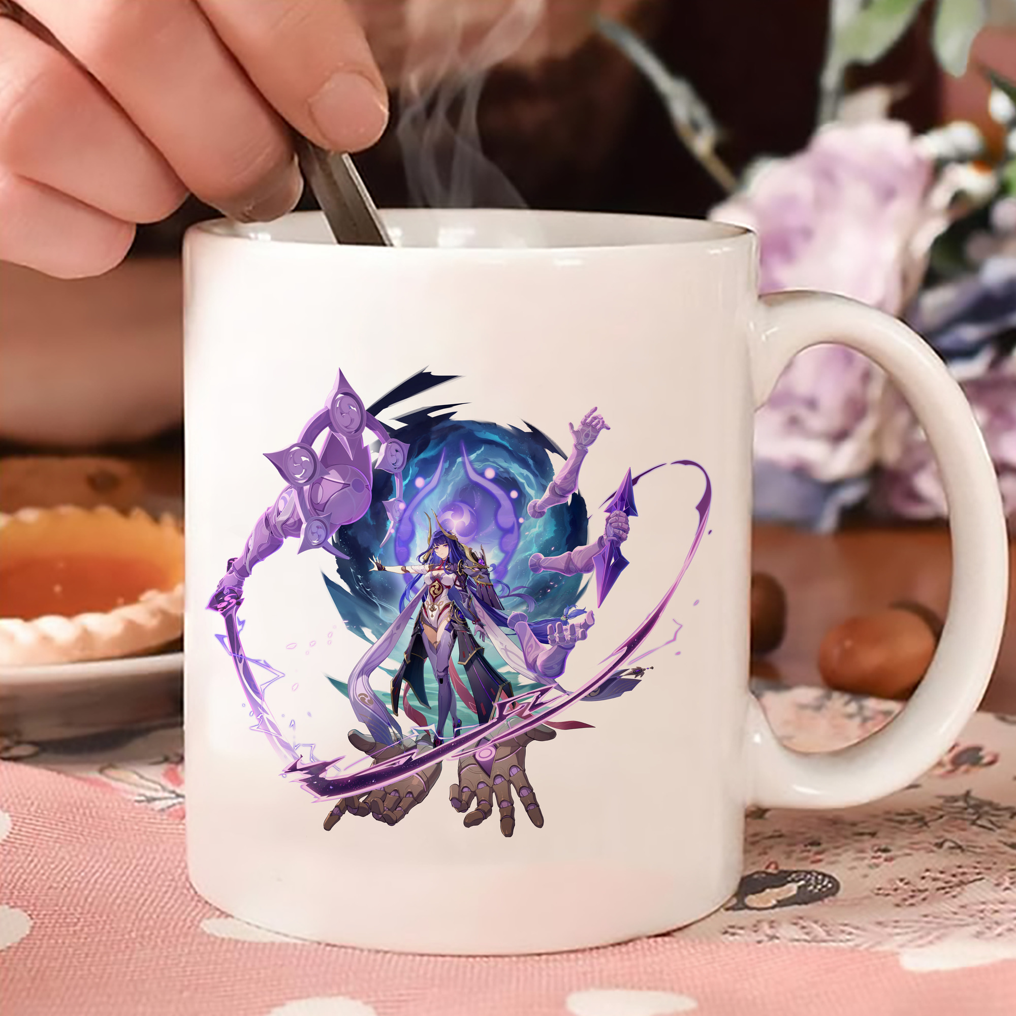 げんし神 雷電将軍 らいでんしょうぐん genshin Raiden Shogun カラーマグカップ