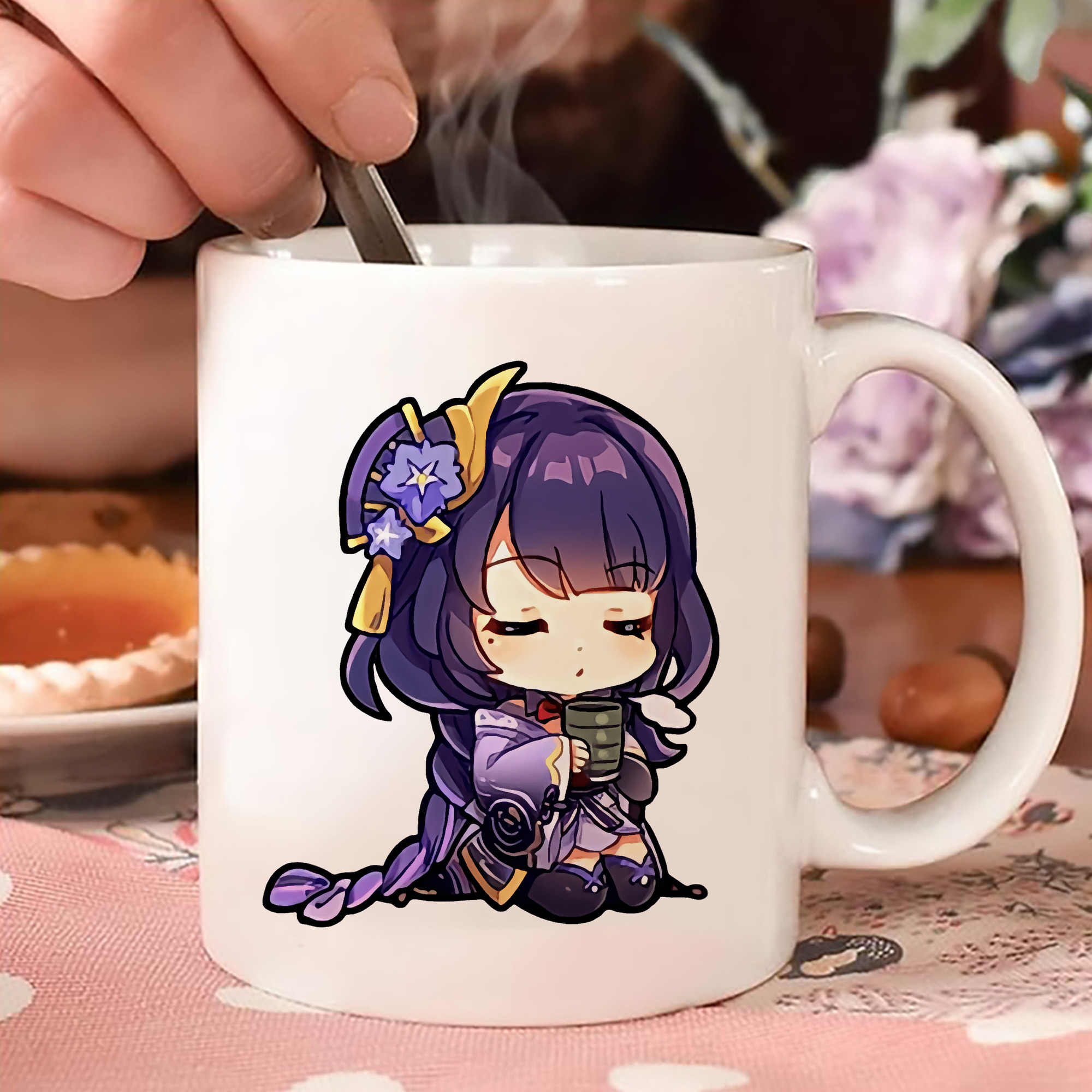 げんし神 雷電将軍 らいでんしょうぐん genshin Raiden Shogun カラーマグカップ