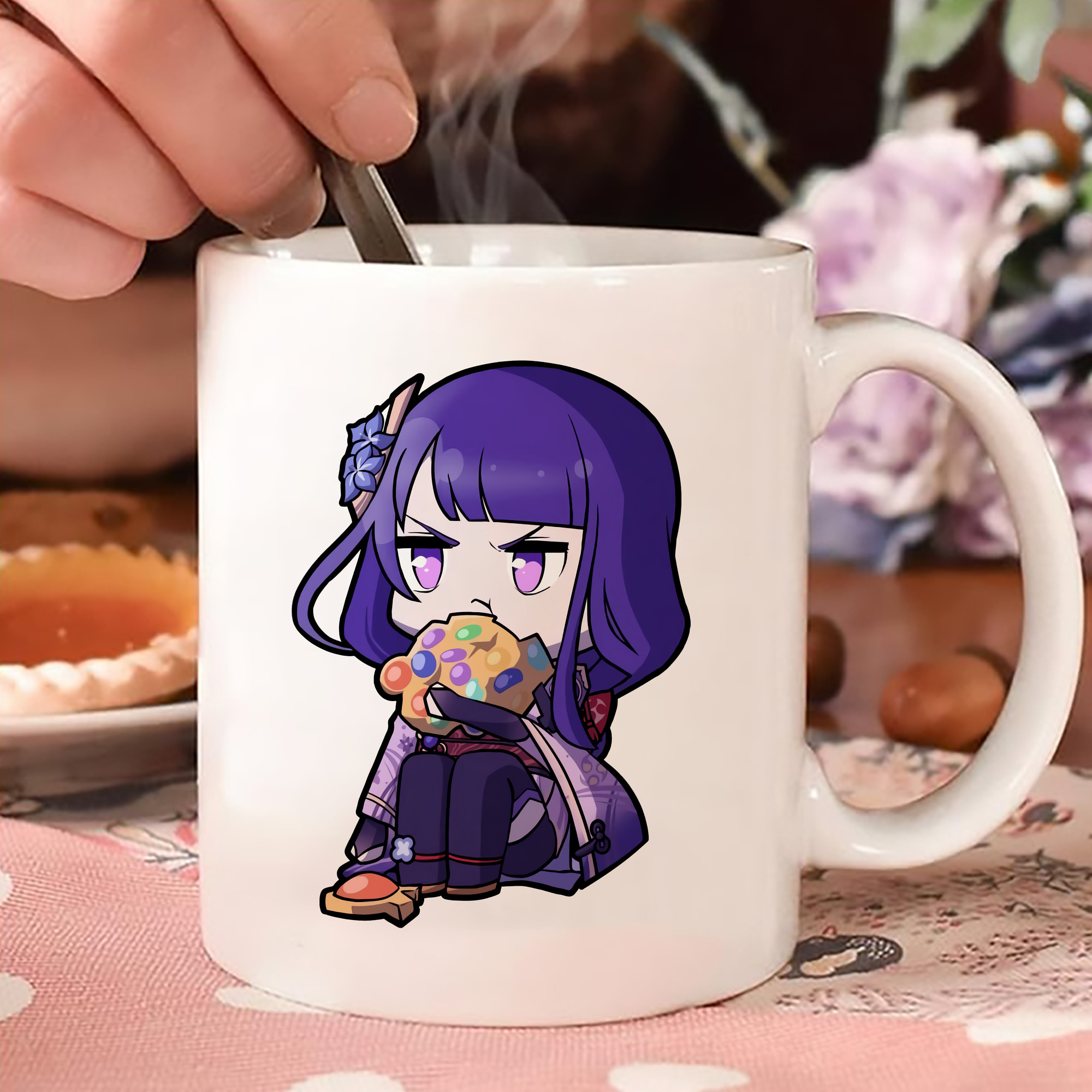 げんし神 雷電将軍 らいでんしょうぐん genshin Raiden Shogun カラーマグカップ