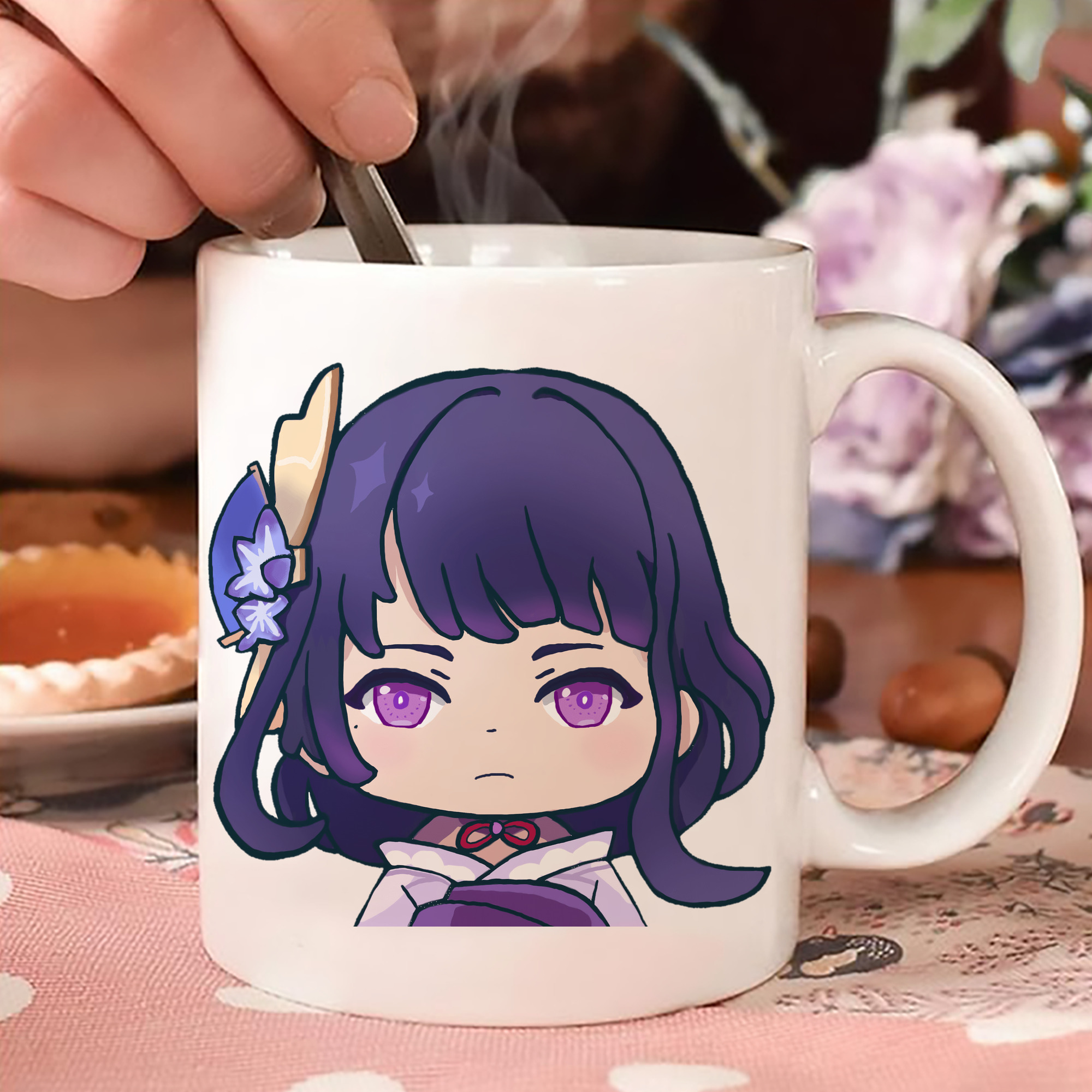 げんし神 雷電将軍 らいでんしょうぐん genshin Raiden Shogun カラーマグカップ